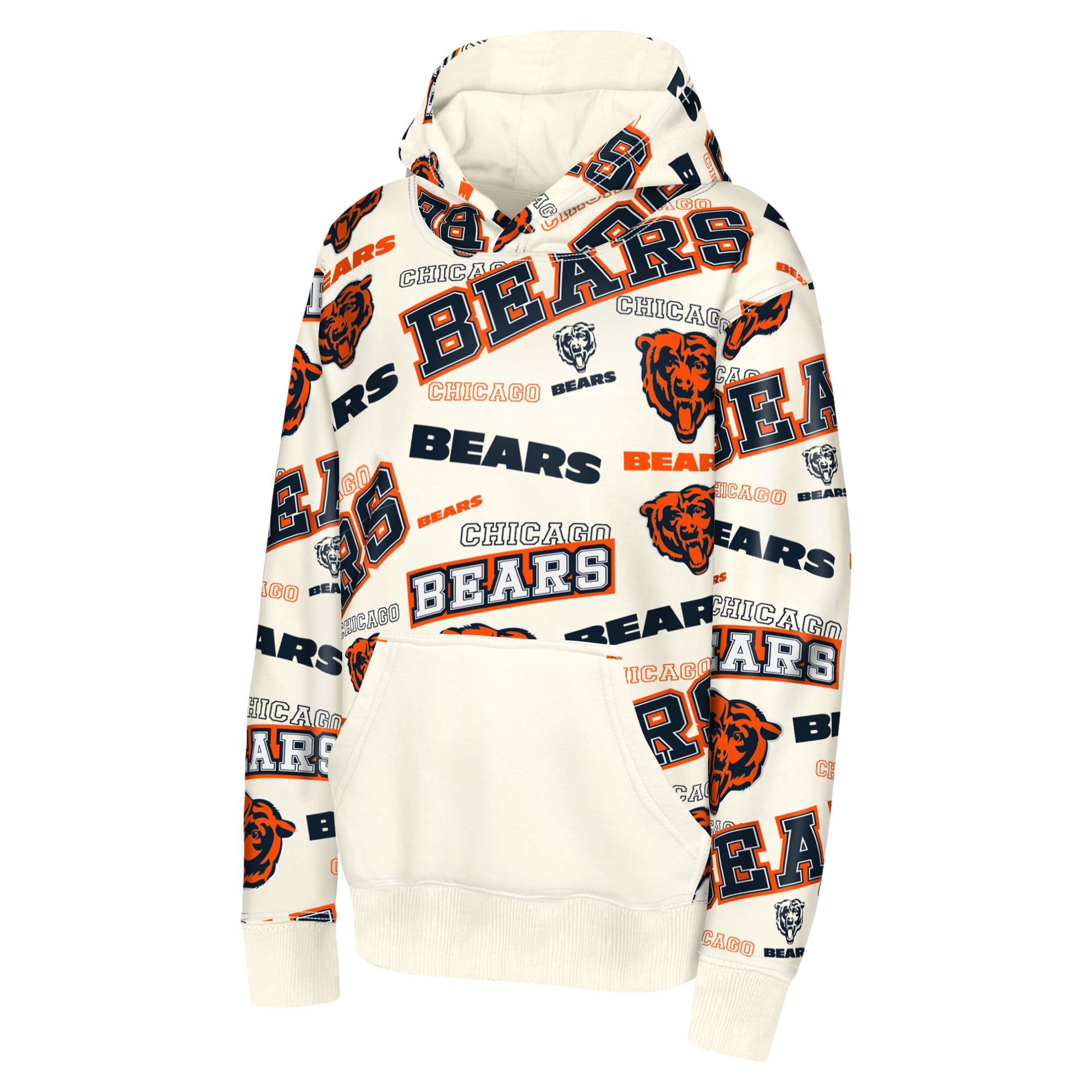 Sweat à capuche Youth Outerstuff Cream Chicago Bears Shake & Bake