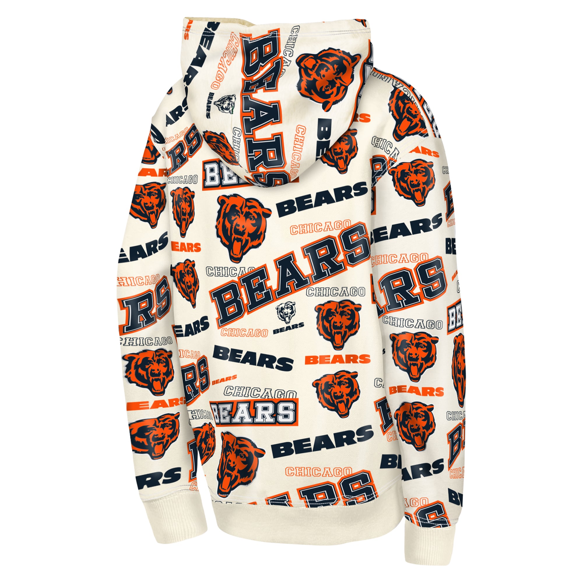 Sweat à capuche Youth Outerstuff Cream Chicago Bears Shake & Bake