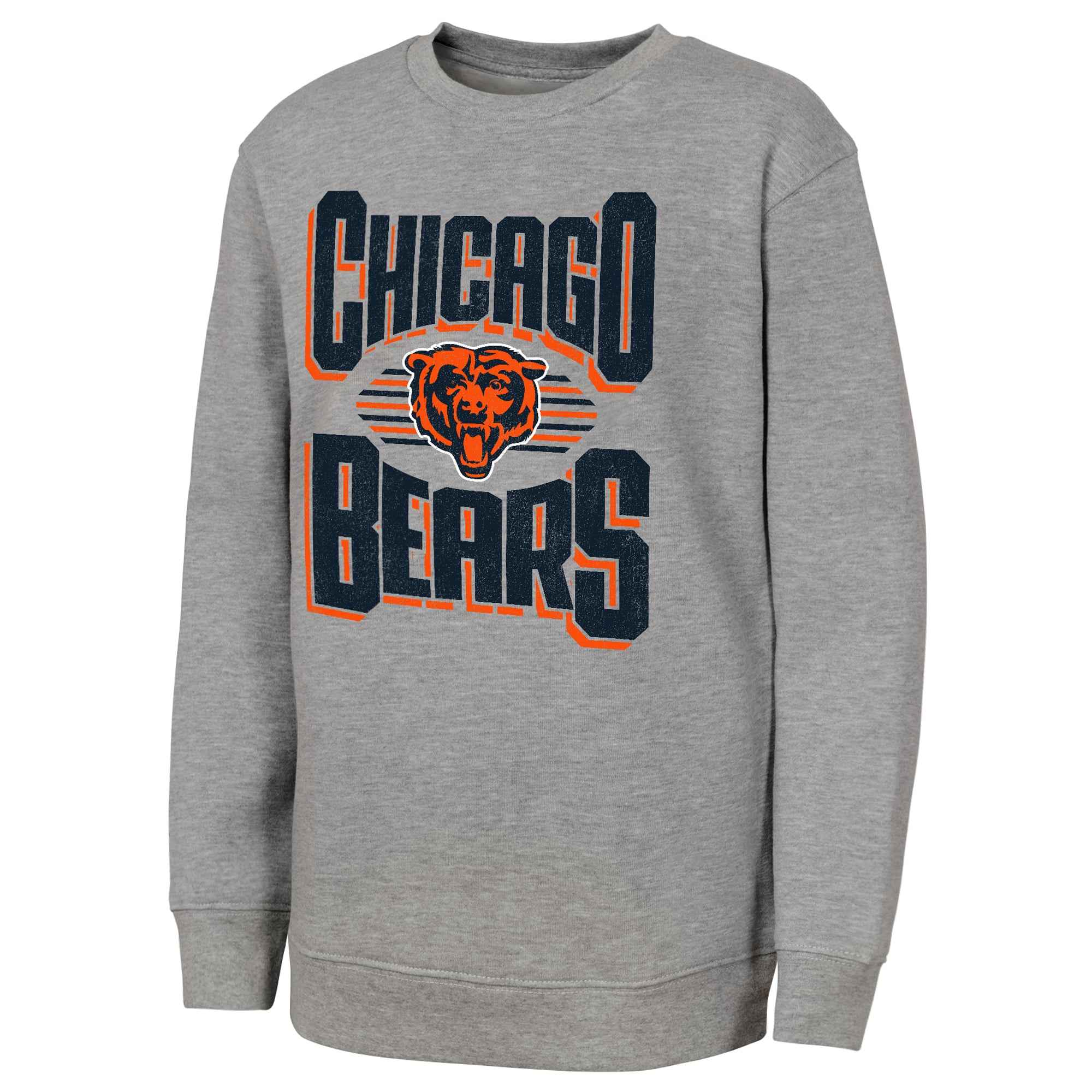 Sweat-shirt gris Jet Stream des Chicago Bears pour jeunes de la marque Outerstuff