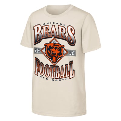  Chicago Bears Outerstuff Youth NFL Of Days Past T-Shirt - Natural