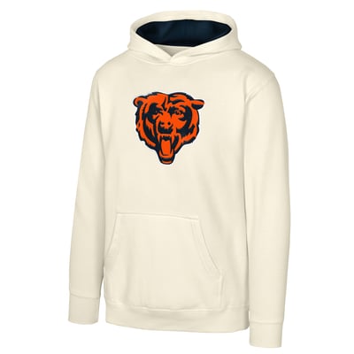 Chicago Bears Outerstuff Youth Prime Pullover Hoodie - Natural