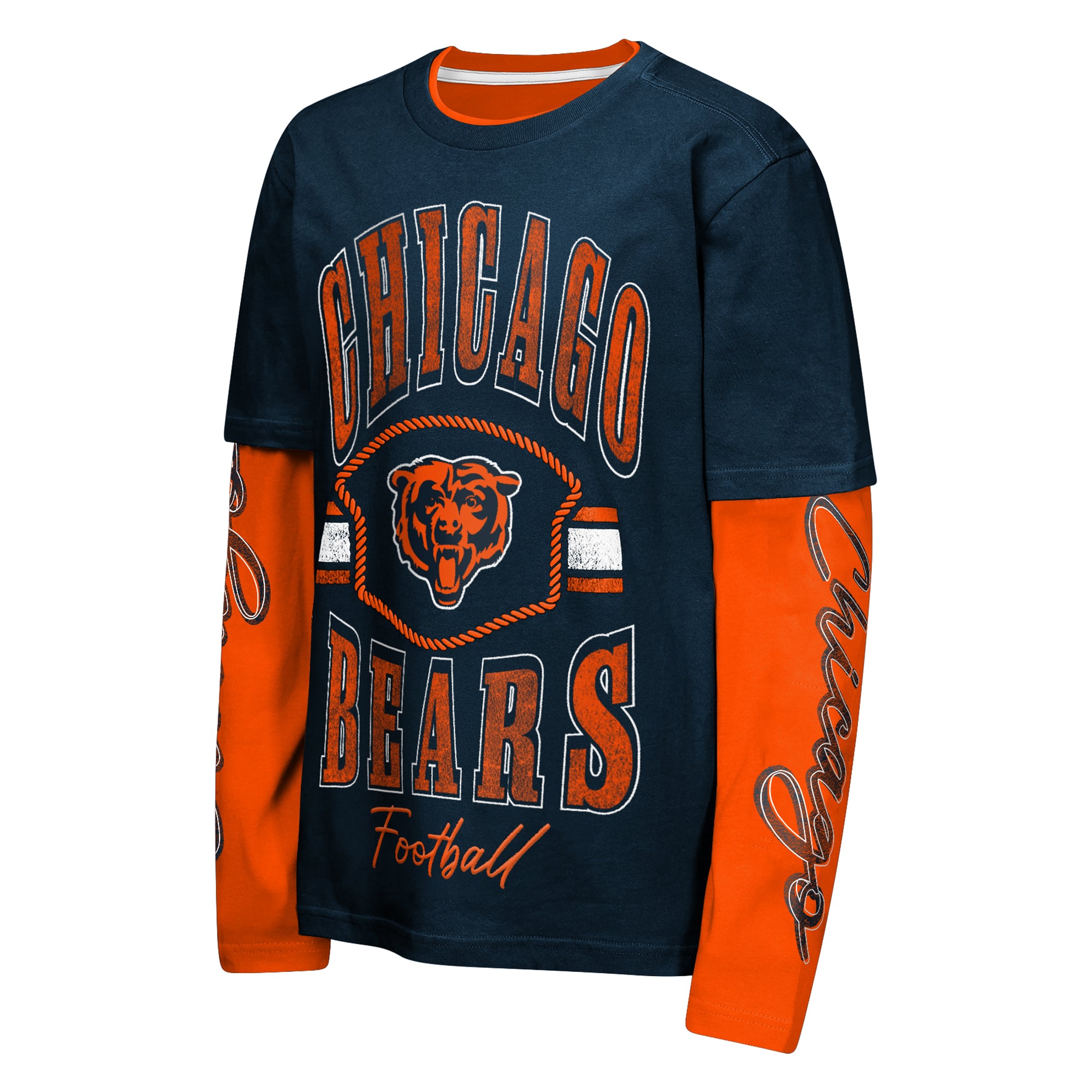 Youth Outerstuff Navy Chicago Bears Motion Combo Set