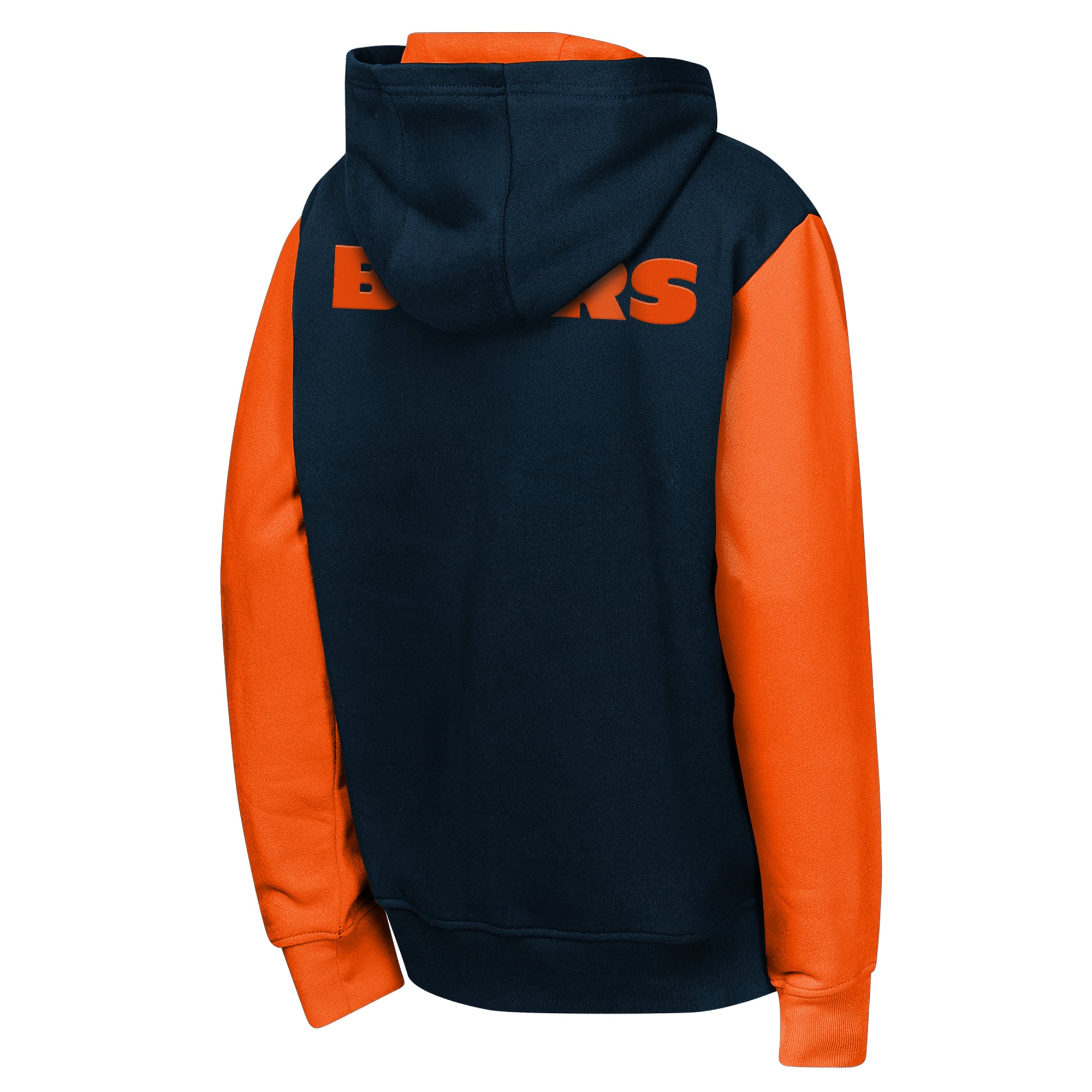 Sweat à capuche zippé Youth Outerstuff Navy Chicago Bears Stadium Colorblock