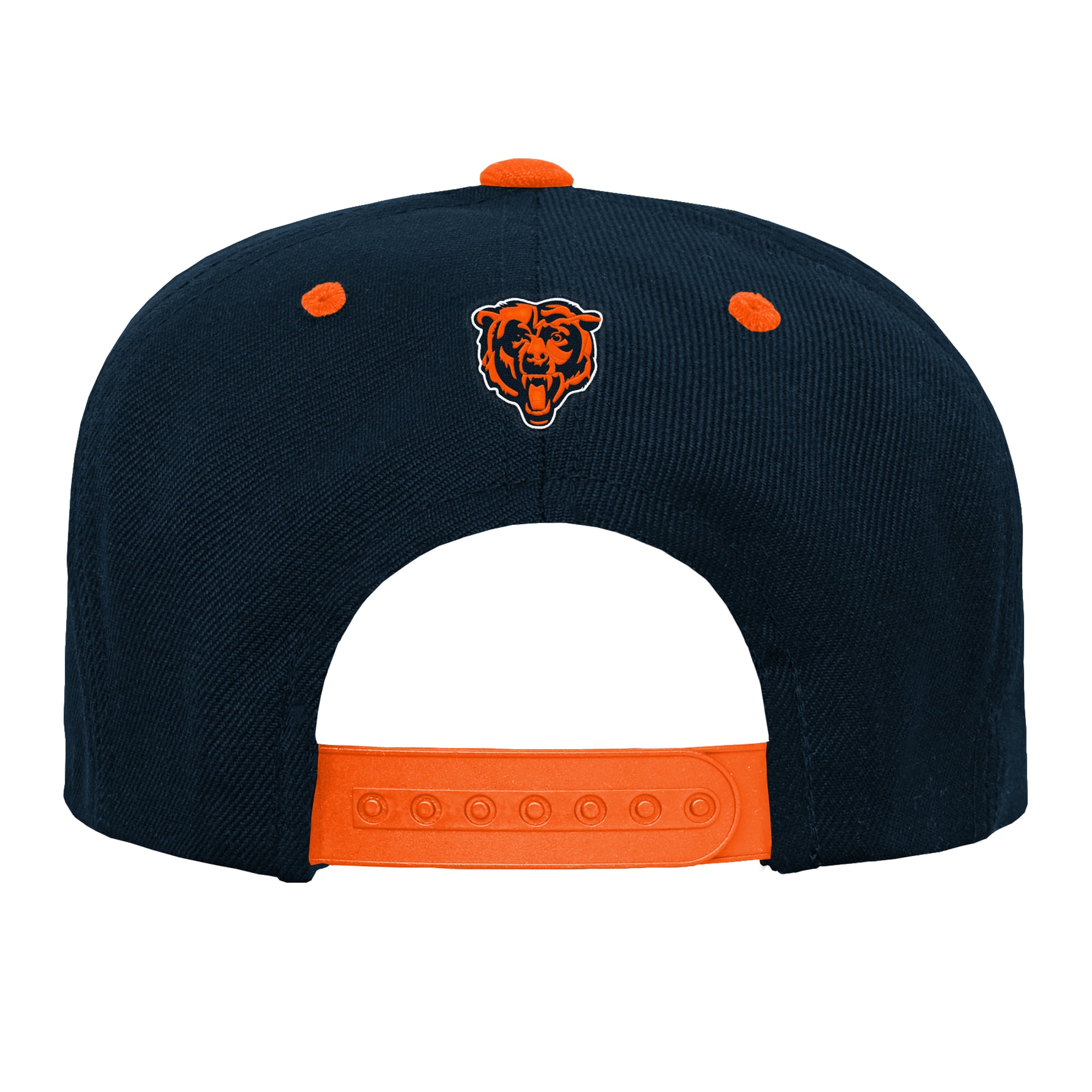 Casquette snapback Chicago Bears bleu marine/orange pour jeunes