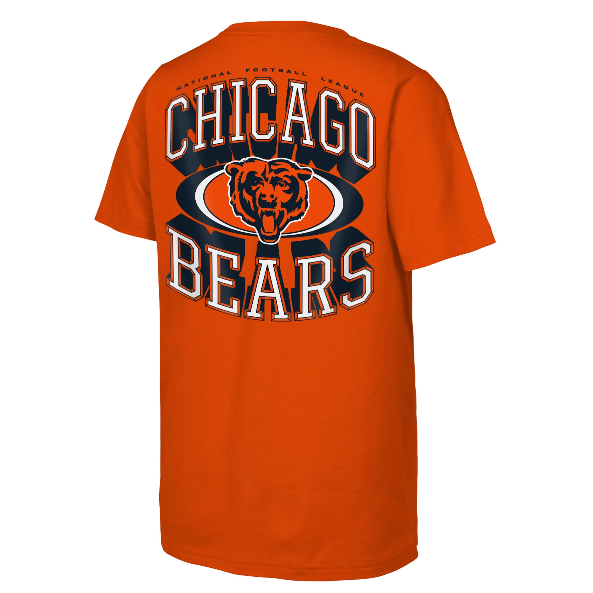 T-shirt Outerstuff orange pour jeunes Chicago Bears, esprit de victoire