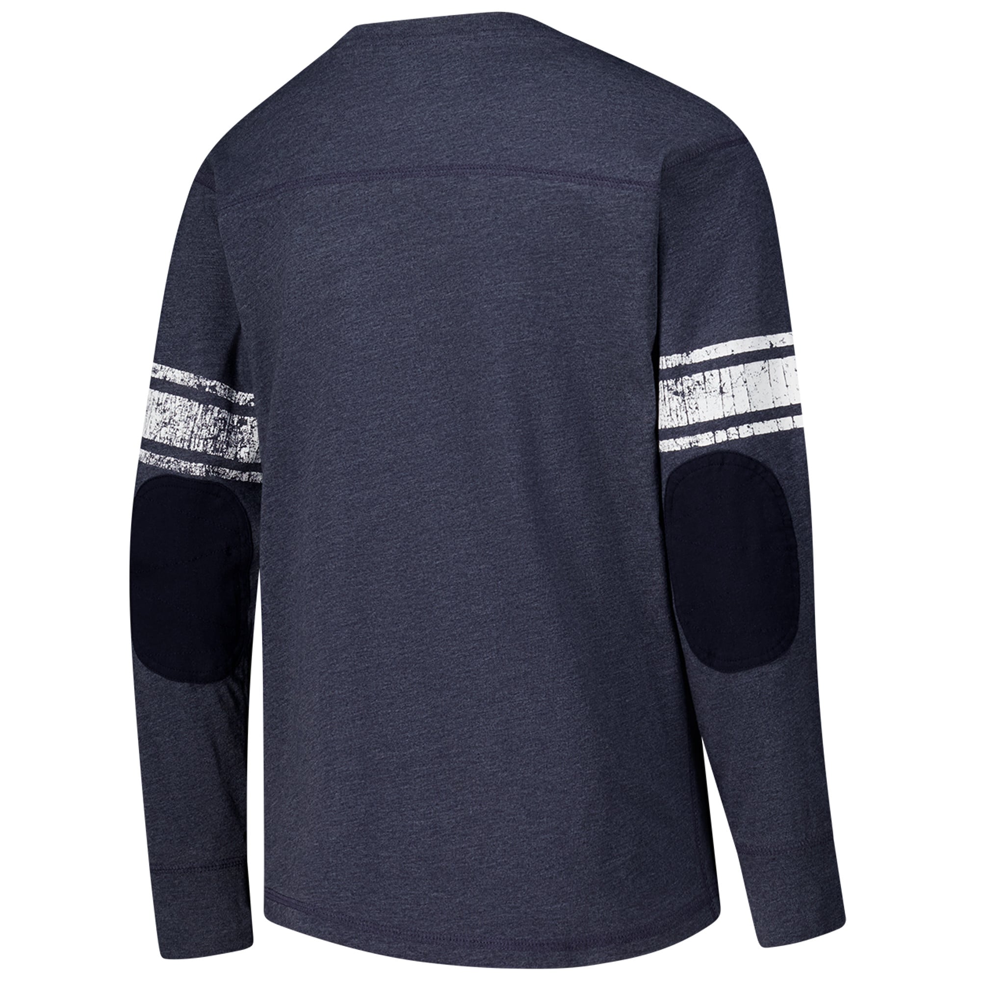 T-shirt de football à manches longues bleu marine pour jeunes Wes & Willy des Chicago Bears