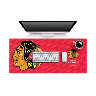 Chicago Blackhawks 15.7" x 35.4" Logo Series Desk Pad