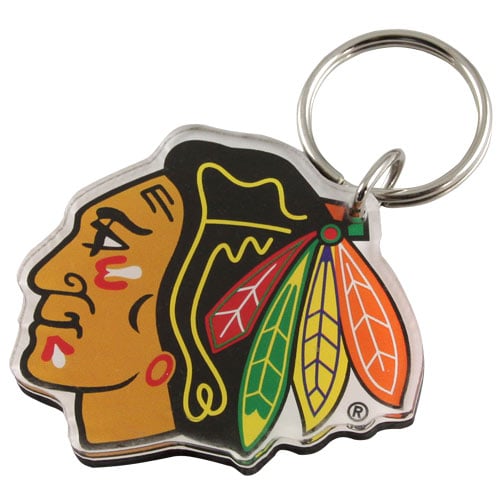 Porte-clés en acrylique haute définition des Blackhawks de Chicago