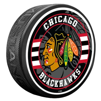 Chicago Blackhawks Spotlight Hockey Puck