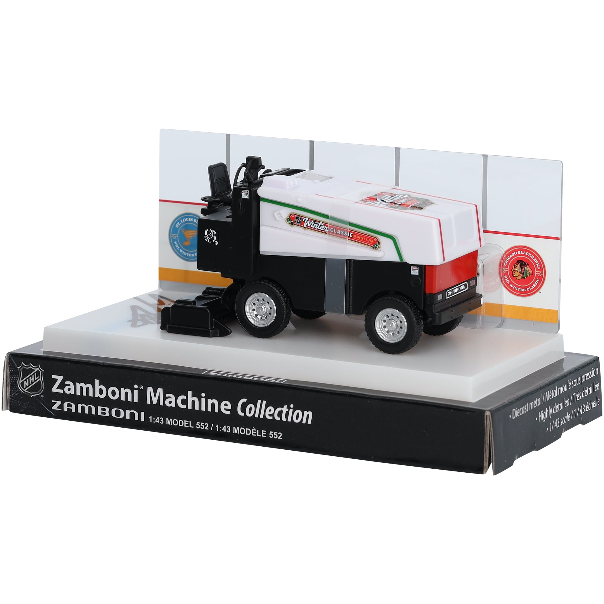 Connor Bedard Chicago Blackhawks Autographed 2025 NHL Winter Classic 1:43 Scale Die-Cast Zamboni