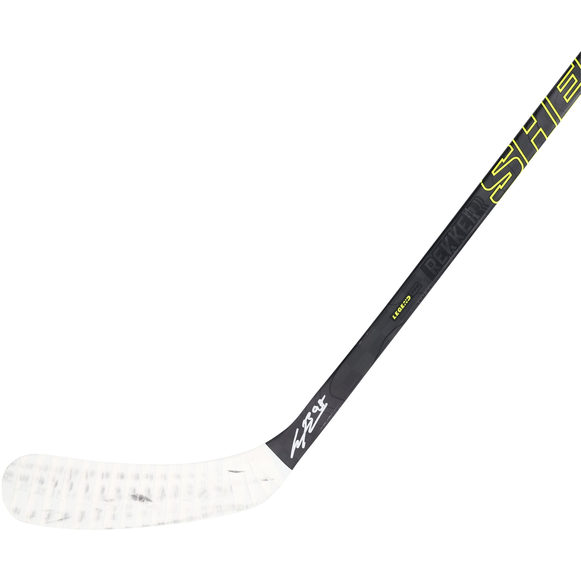 Connor Bedard Chicago Blackhawks Autographed Game-Used Black Sherwood Stick from the 2024-25 NHL Season - NR81044620