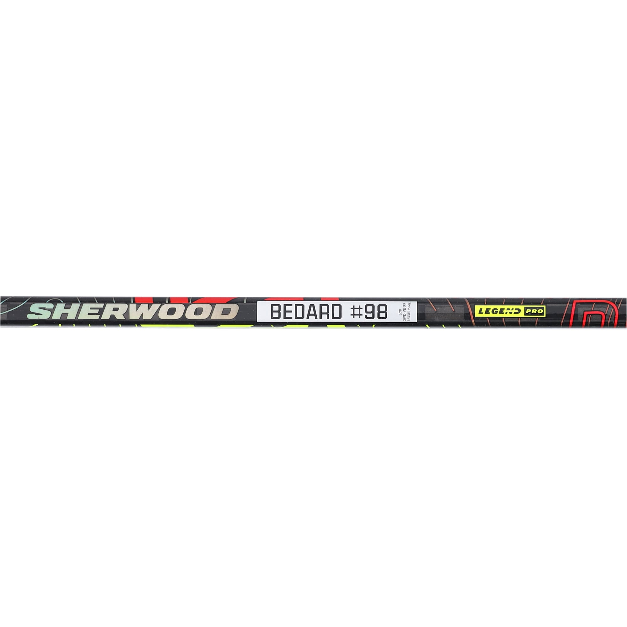 Connor Bedard Chicago Blackhawks Autographed Game-Used Black Sherwood Stick from the 2024-25 NHL Season - NR81044620
