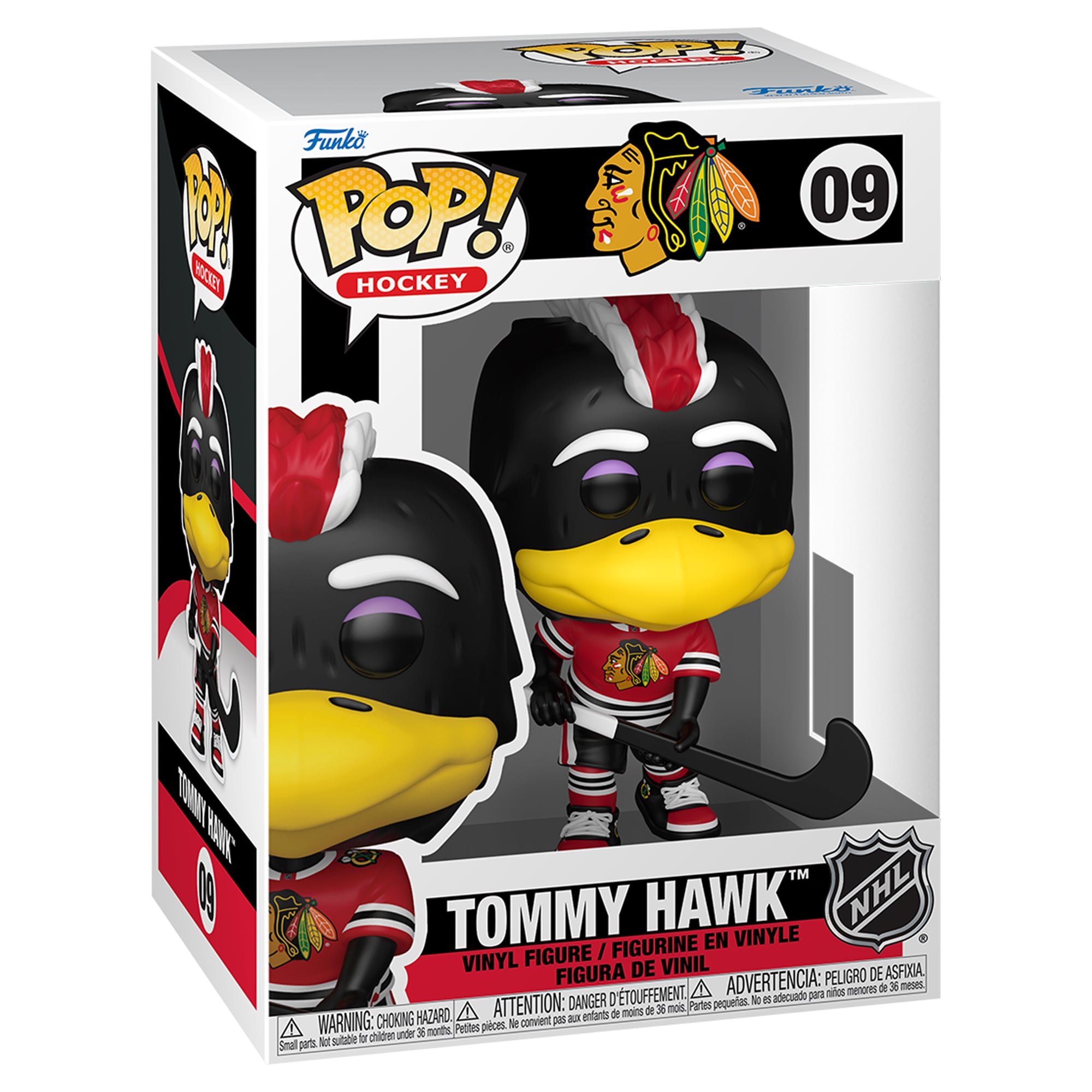 Figurine Funko Pop! Tommy Hawk des Blackhawks de Chicago