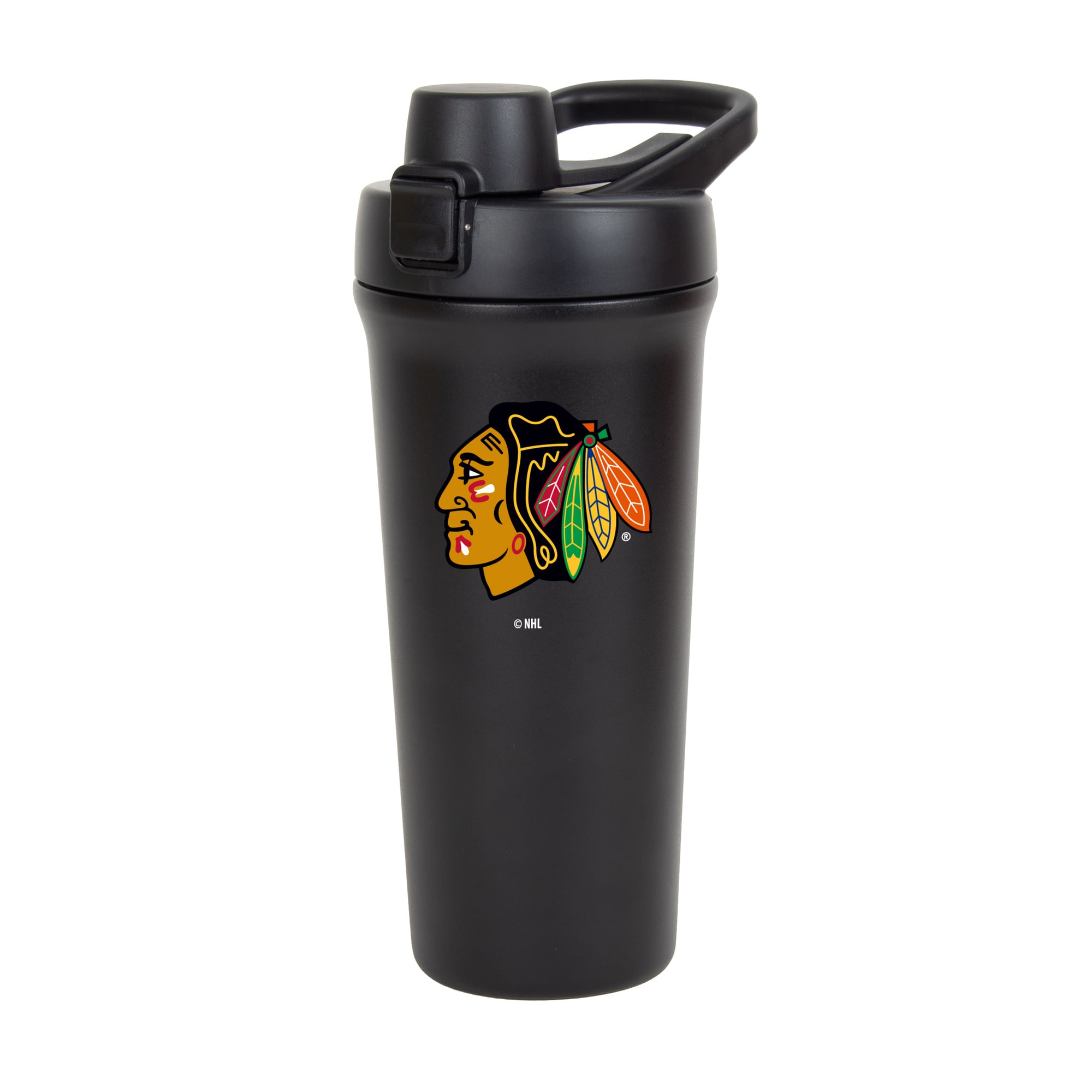 Logo Brands Chicago Blackhawks 26oz. Flipside Shaker Bottle