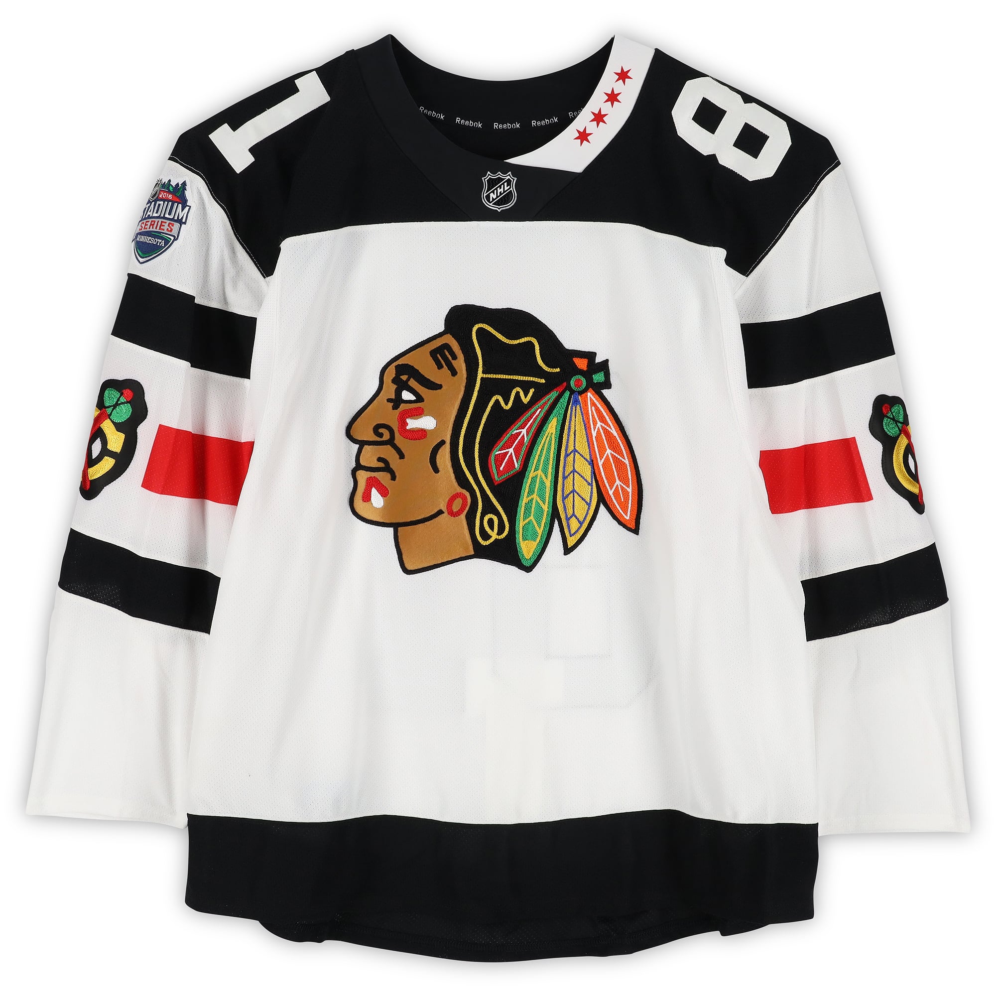 Marian Hossa Chicago Blackhawks Player-Issued #81 White Jersey vs. Minnesota Wild on February 21, 2016