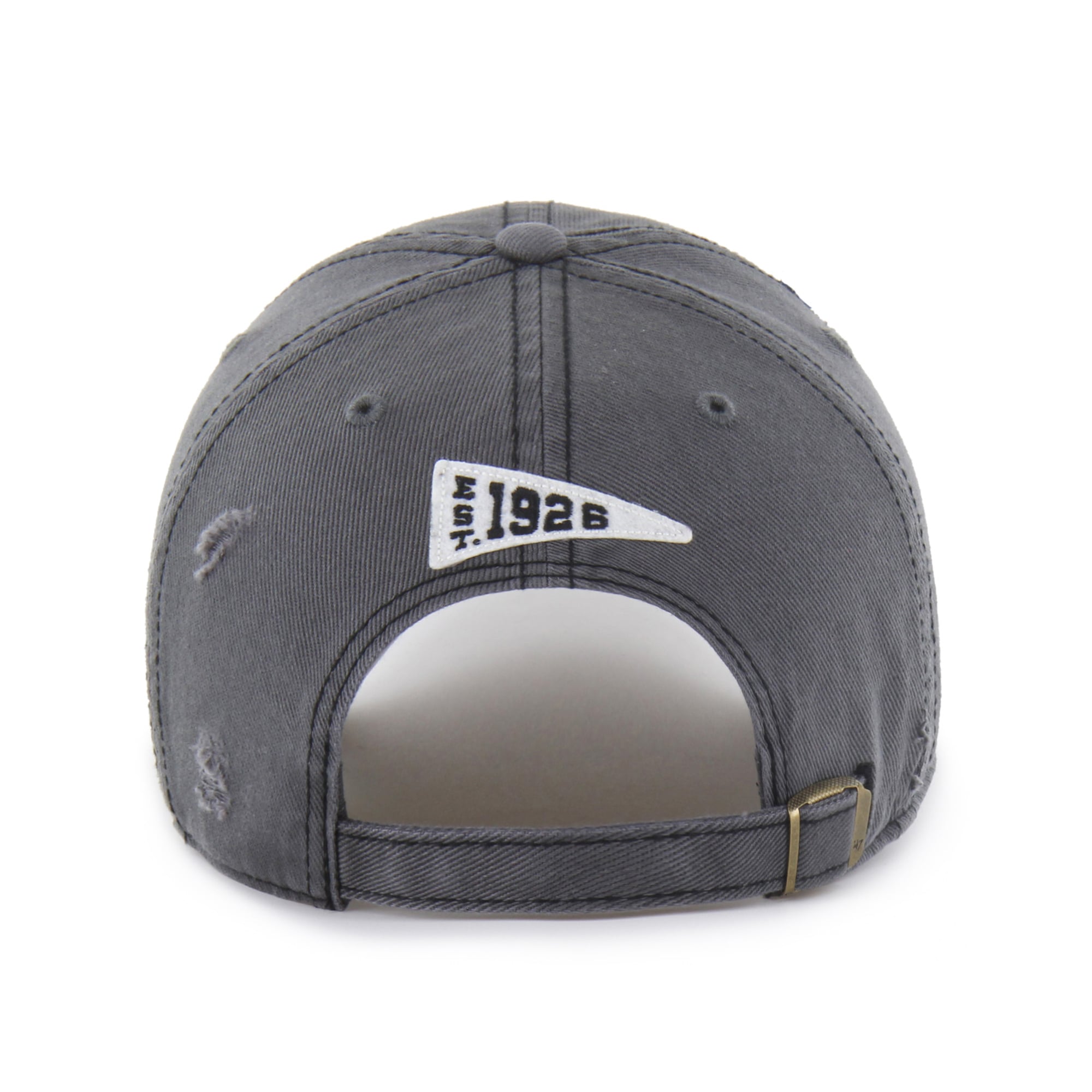 Casquette ajustable Chicago Blackhawks Seymoore noire '47 avec application vieillie