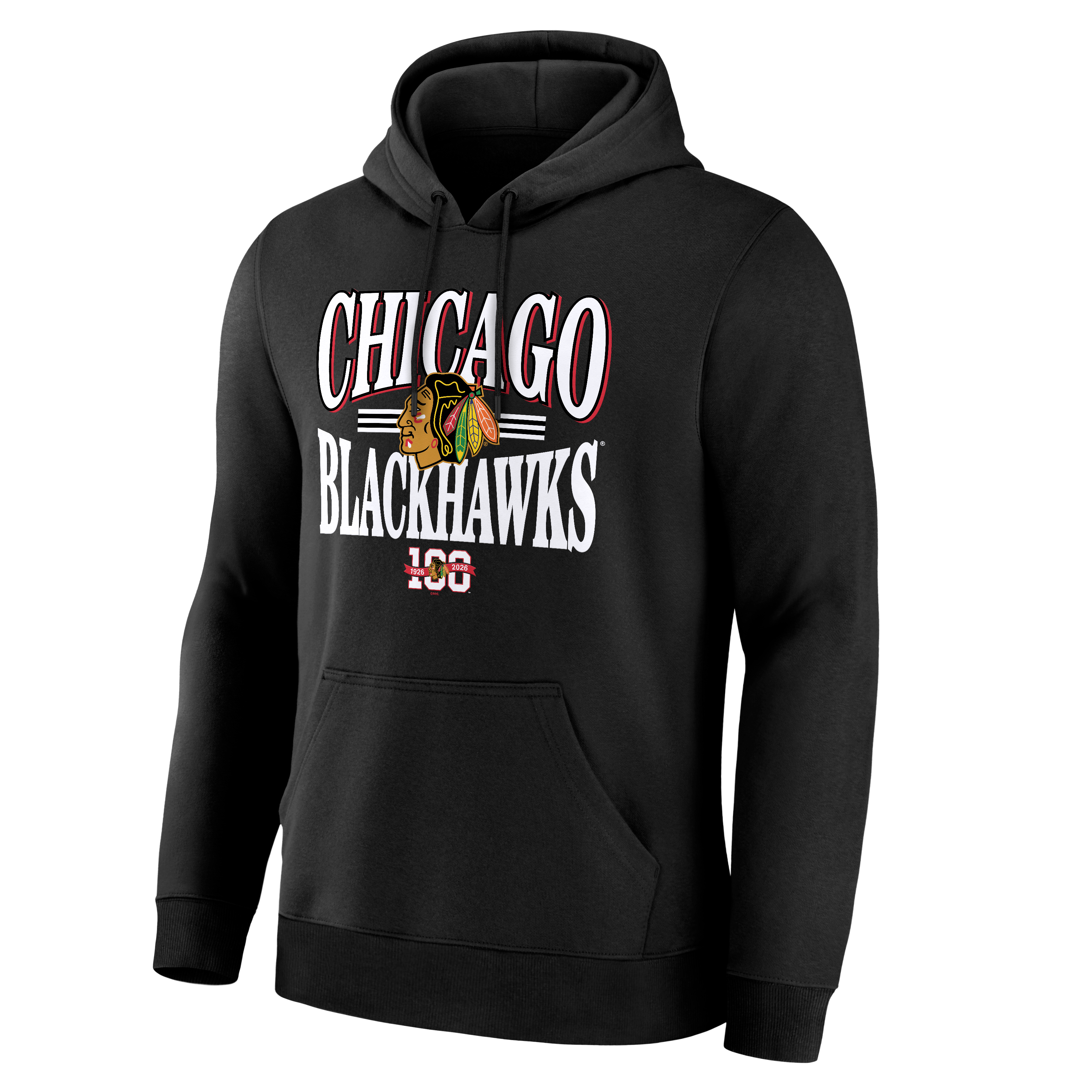 Sweat à capuche alternatif noir pour homme des Blackhawks de Chicago