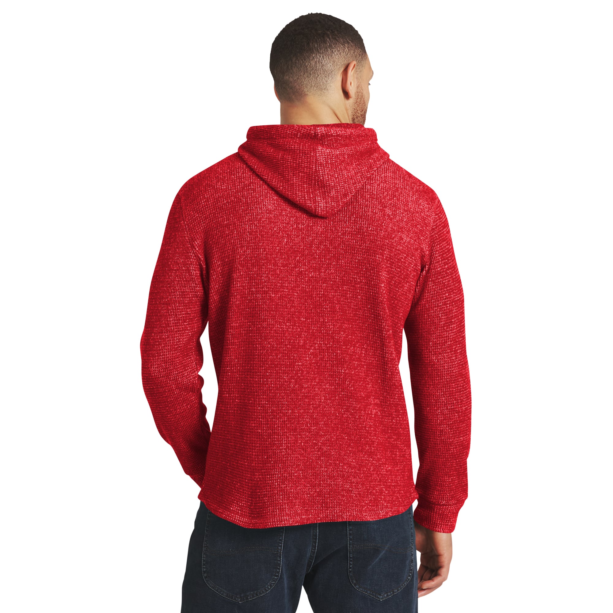 Collection Darius Rucker pour homme par Fanatics T-shirt à manches longues rouge Chicago Blackhawks en maille gaufrée et mélange de trois tissus
