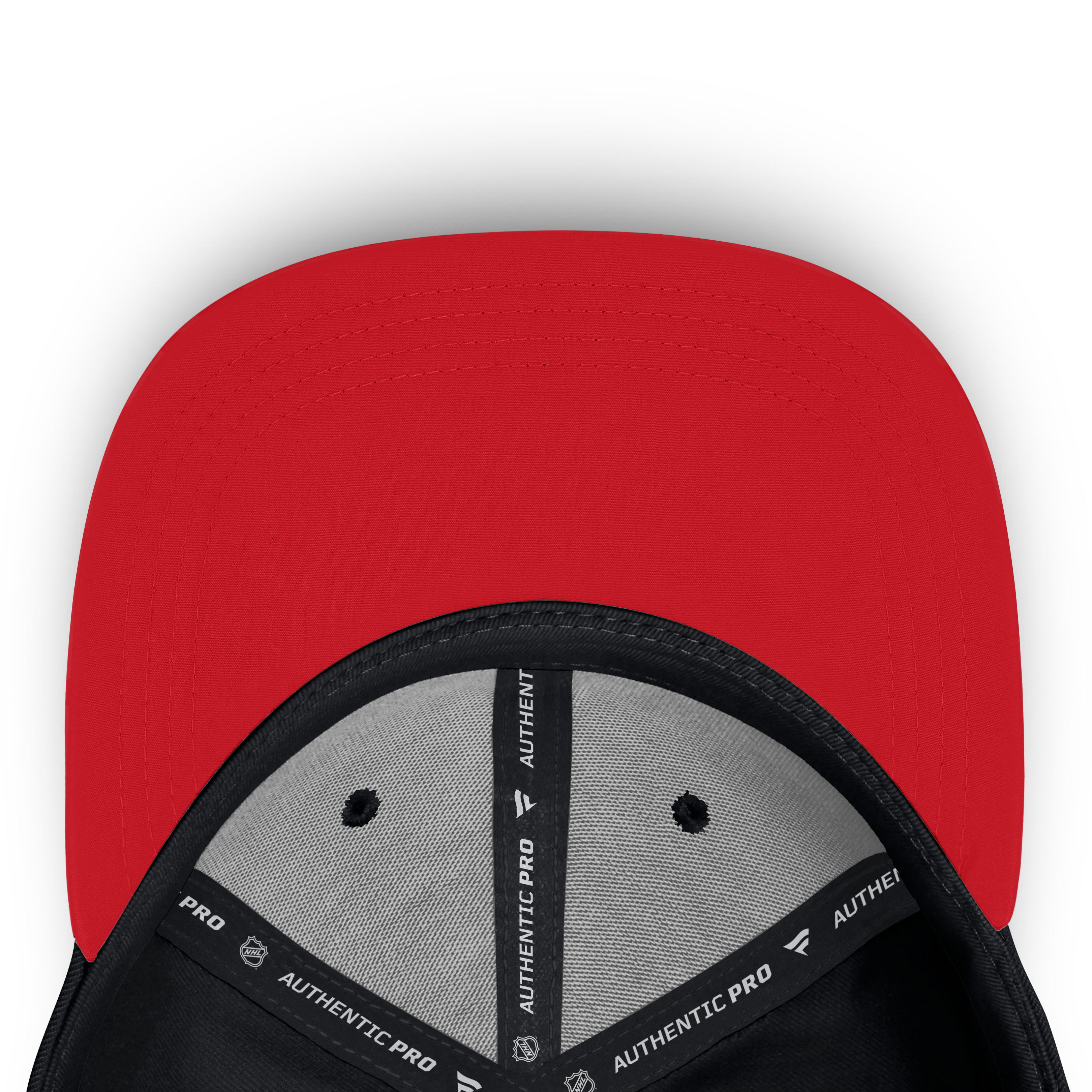 Men's Fanatics Black Chicago Blackhawks Authentic Pro Rink Debossed Stretch Fit Hat