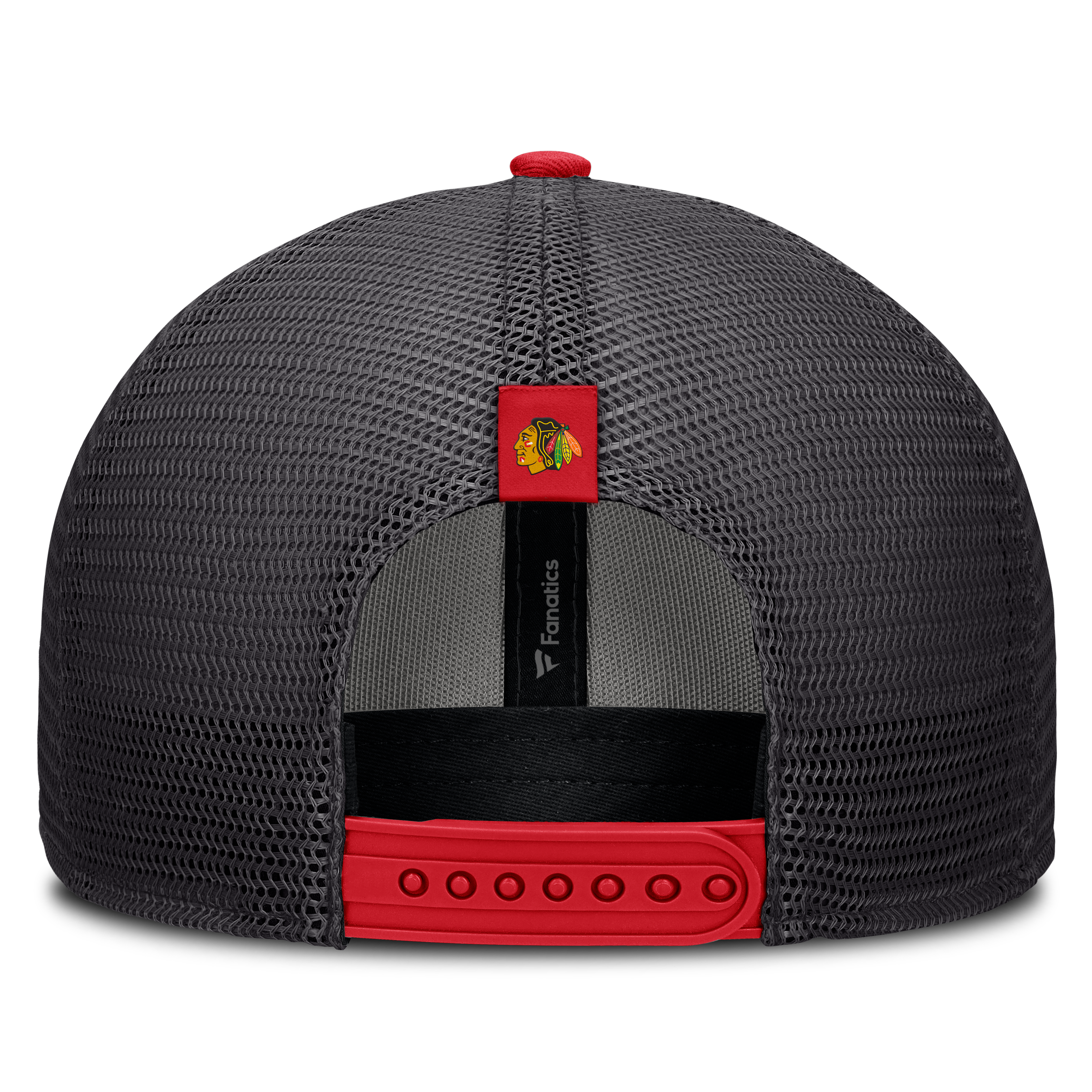 Casquette trucker ajustable Fanatics noire Chicago Blackhawks Fundamental Limits pour homme