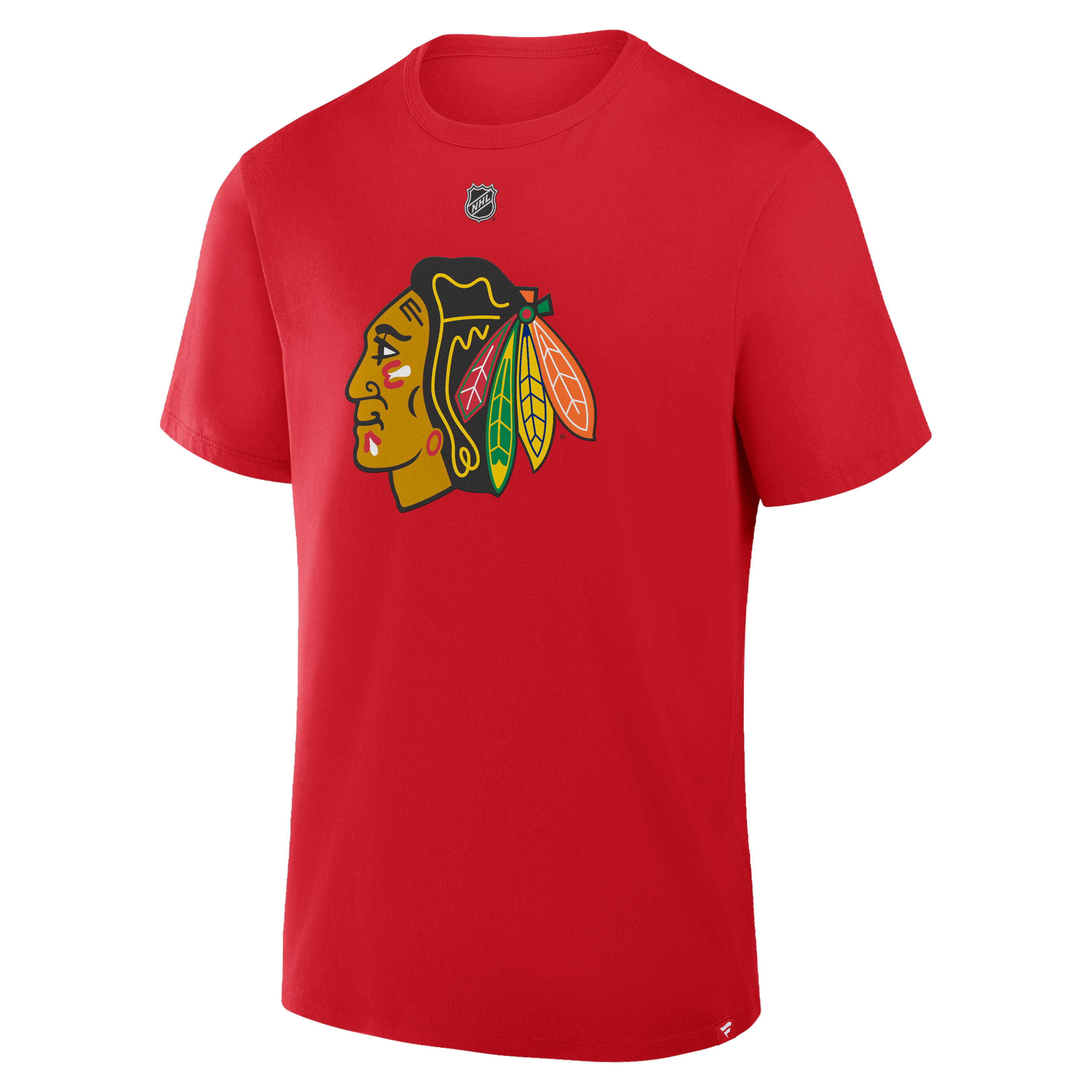 T-shirt authentique Fanatics Connor Bedard rouge Chicago Blackhawks pour homme