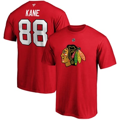 Patrick Kane Chicago Blackhawks Fanatics Big & Tall Name & Number T-Shirt - Red