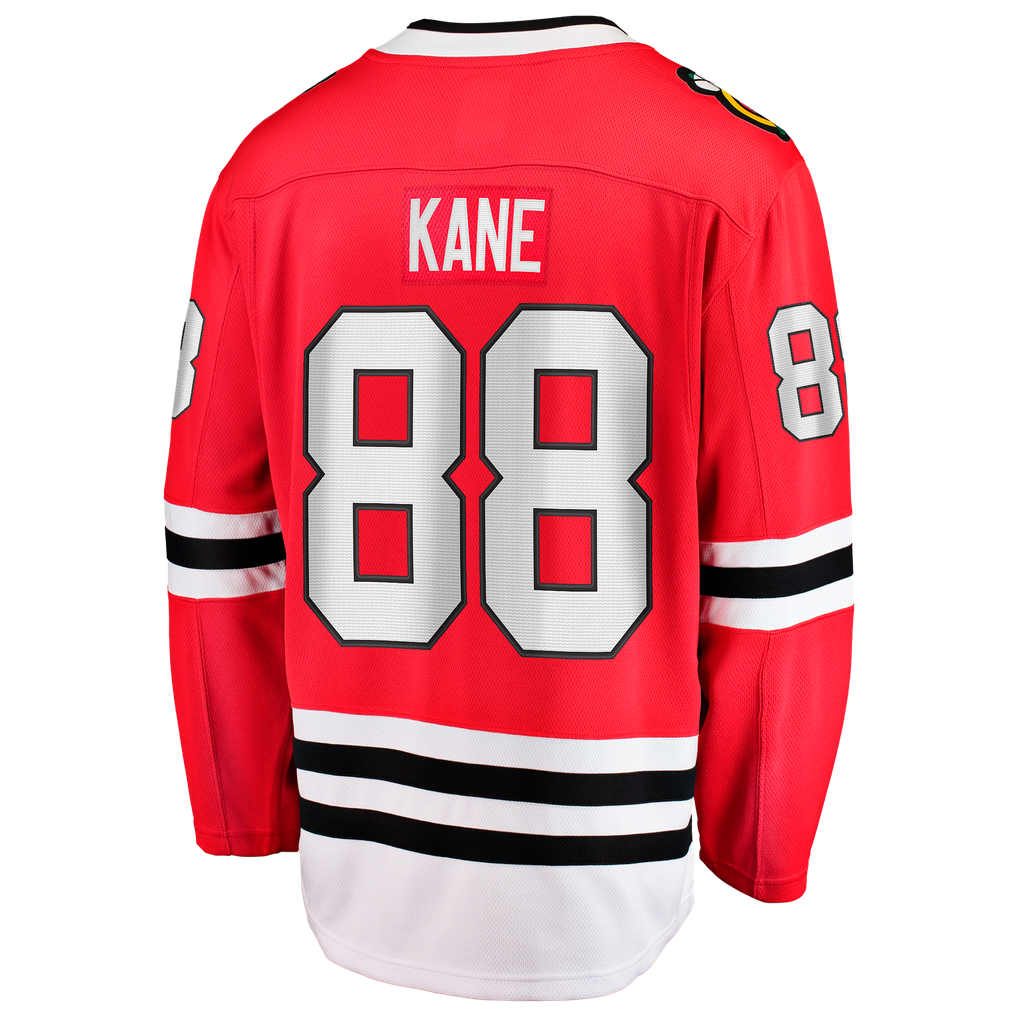 Men's Chicago Blackhawks Patrick Kane Fanatics Red Home Breakaway Jersey