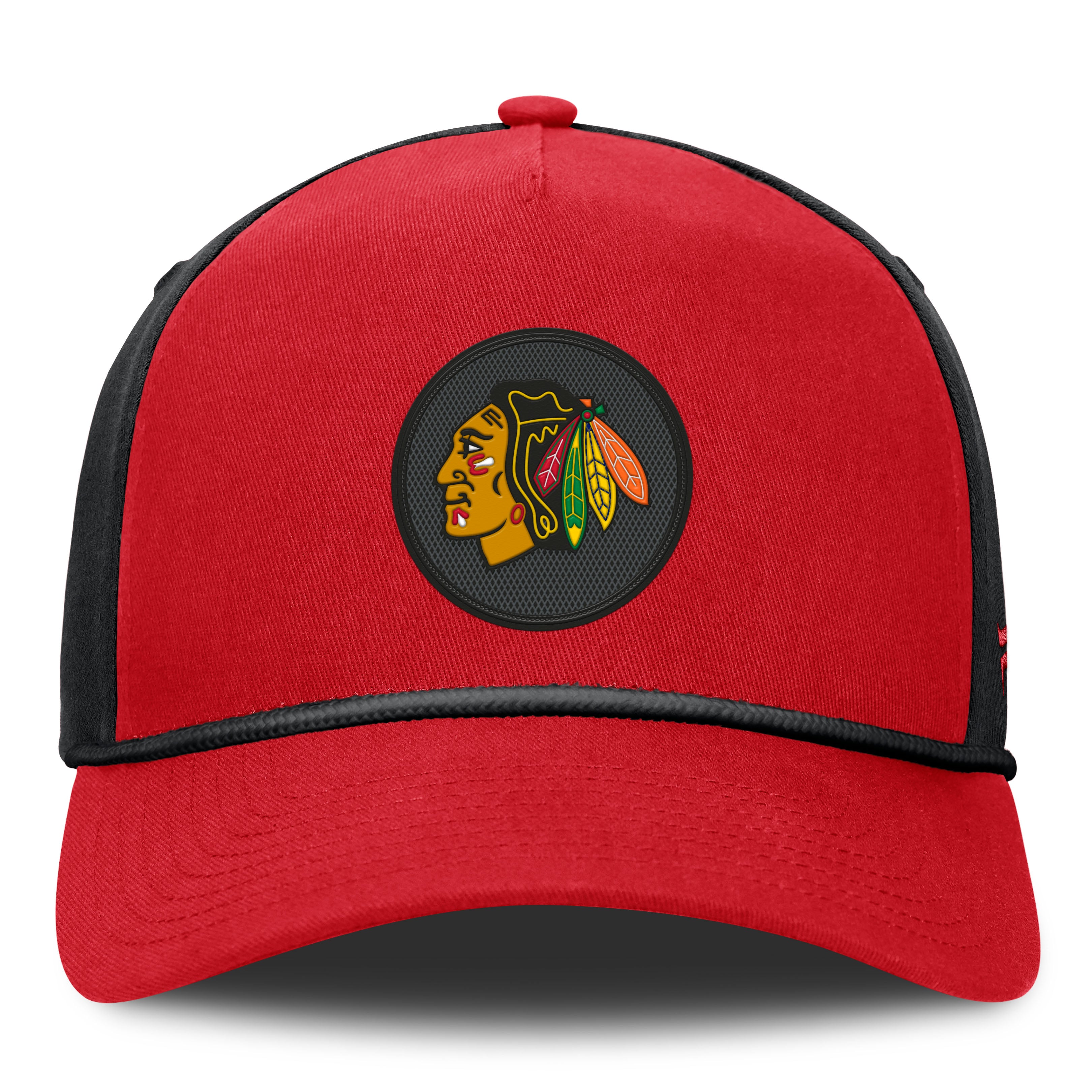 Men's Fanatics Red Chicago Blackhawks Authentic Pro Rink A-Frame Adjustable Hat