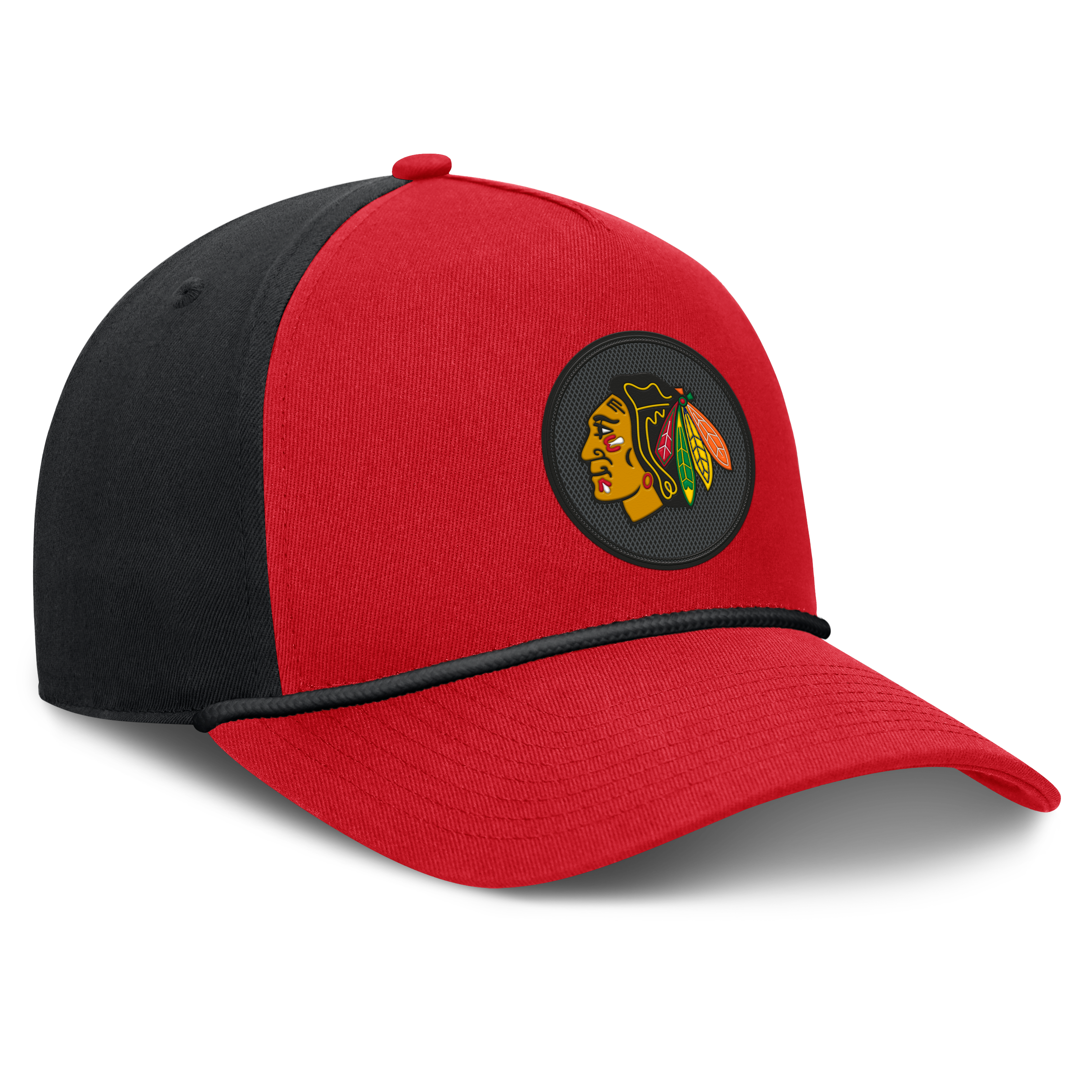 Men's Fanatics Red Chicago Blackhawks Authentic Pro Rink A-Frame Adjustable Hat