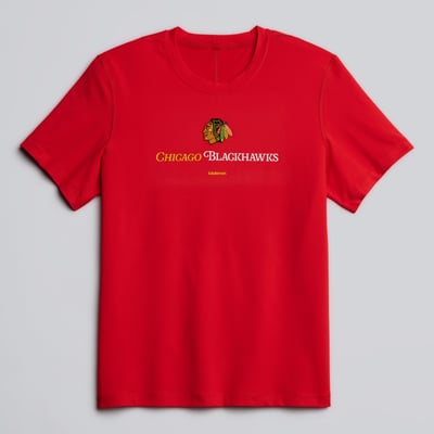 Men's Chicago Blackhawks lululemon True Red Soft Jersey T-Shirt