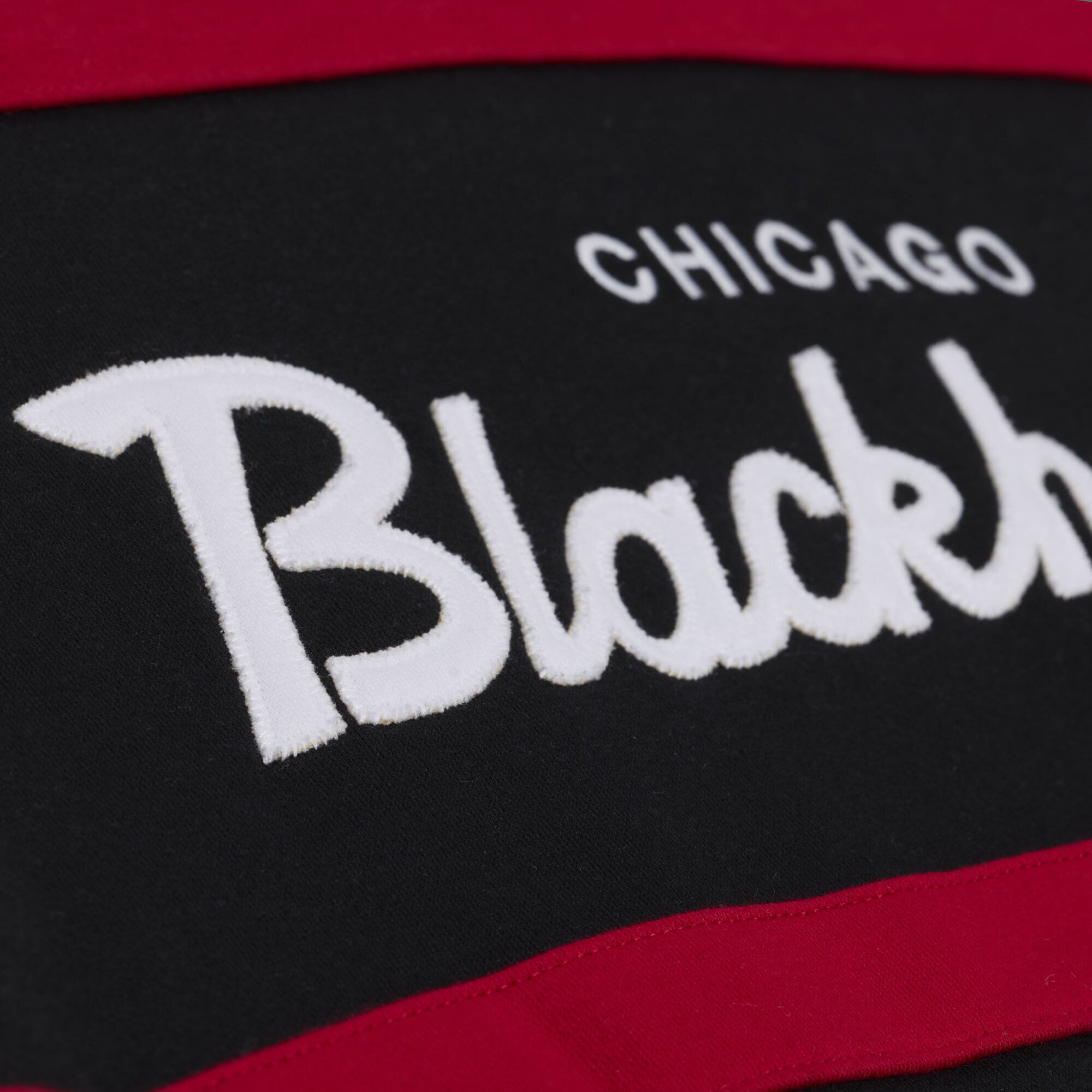 Men's Mitchell & Ness Black Chicago Blackhawks Head Coach Hoodie