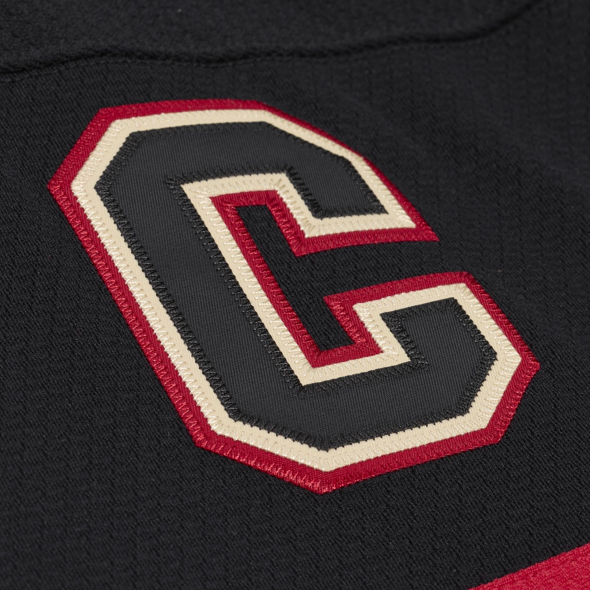 Men's Mitchell & Ness Jonathan Toews Black Chicago Blackhawks 2009/10 Power Play Jersey