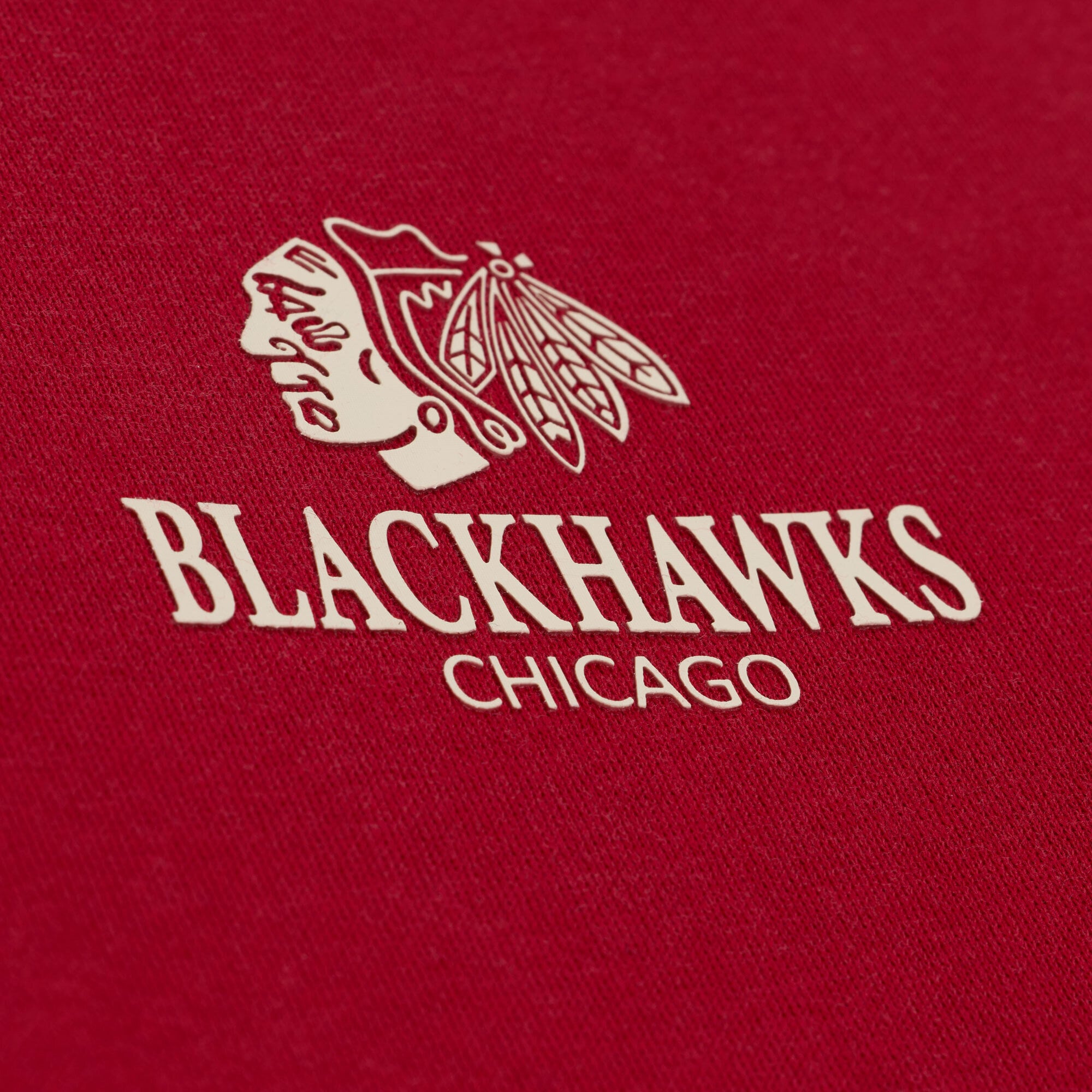 Men's Mitchell & Ness Red Chicago Blackhawks Core Essentials Hoodie