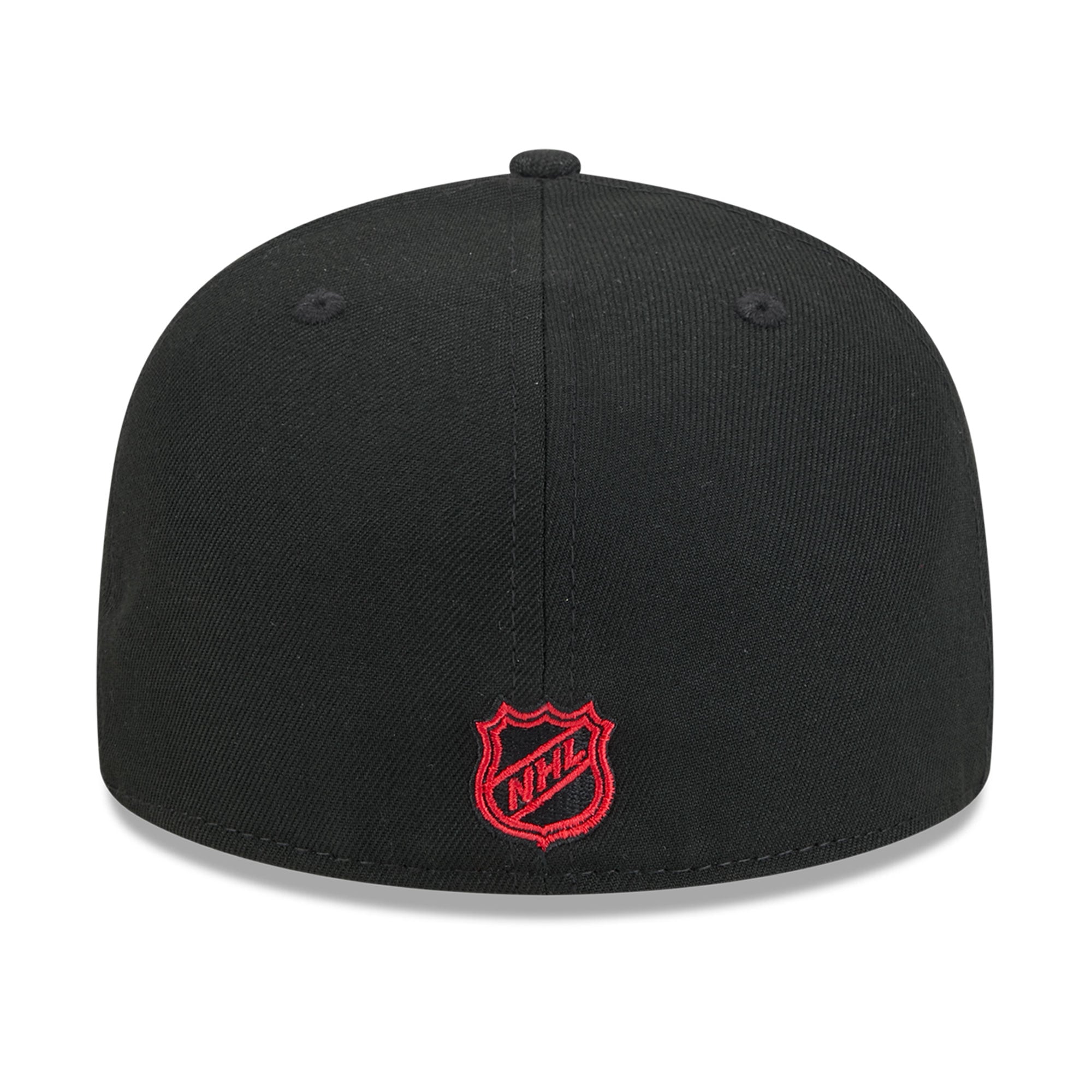 Casquette ajustée New Era Core 59FIFTY noire pour homme, Chicago Blackhawks