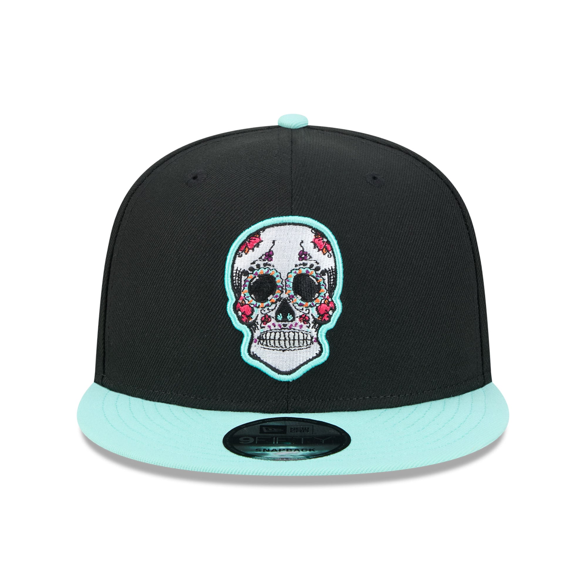 Casquette snapback New Era 9FIFTY noire Chicago Blackhawks Dia De Los Muertos pour homme