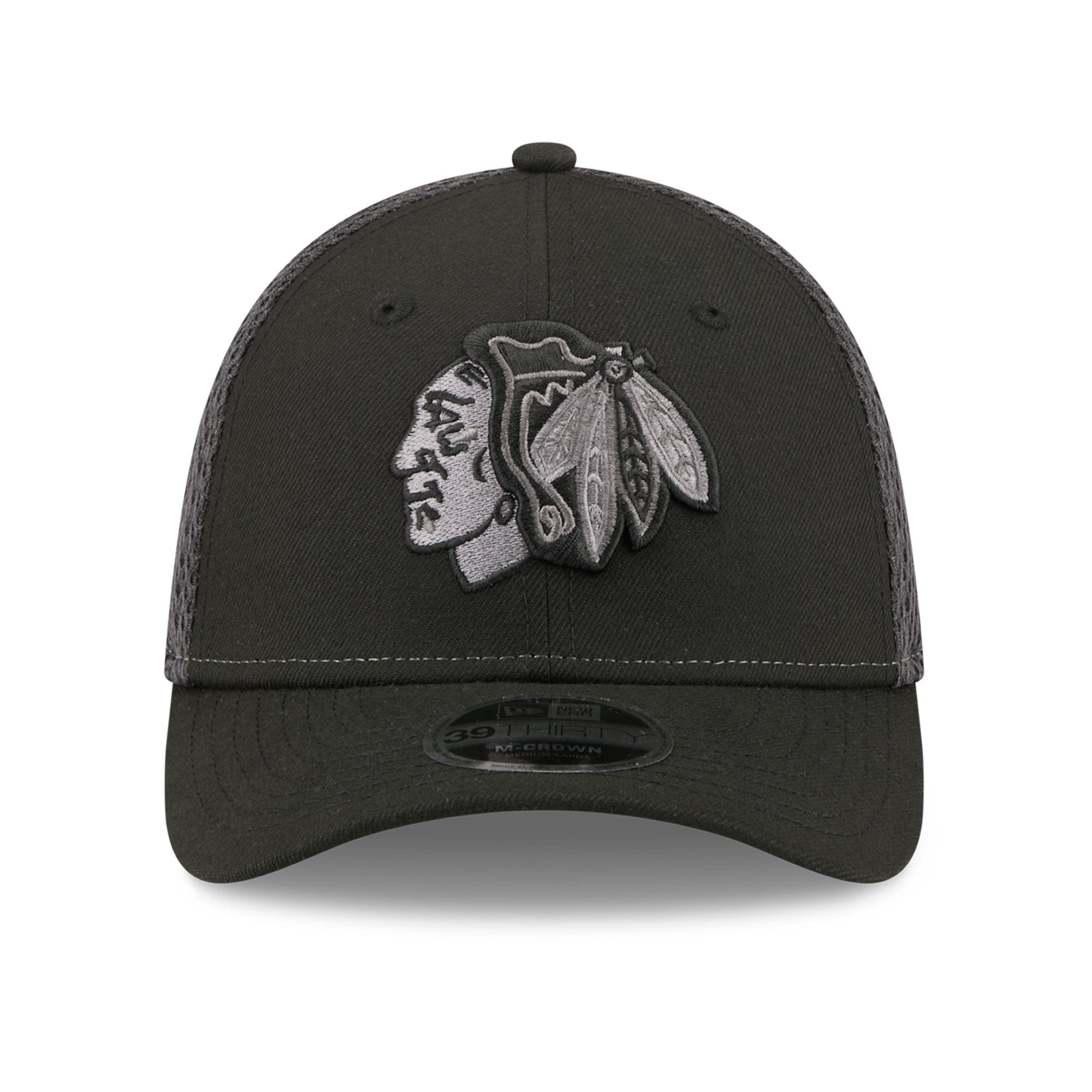 Casquette extensible New Era Blackhawks Chicago Neo Mesh 39THIRTY M-Crown pour homme