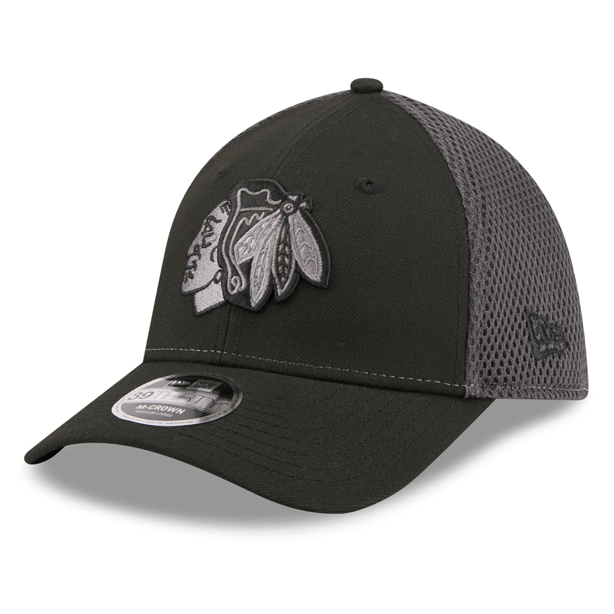 Casquette extensible New Era Blackhawks Chicago Neo Mesh 39THIRTY M-Crown pour homme