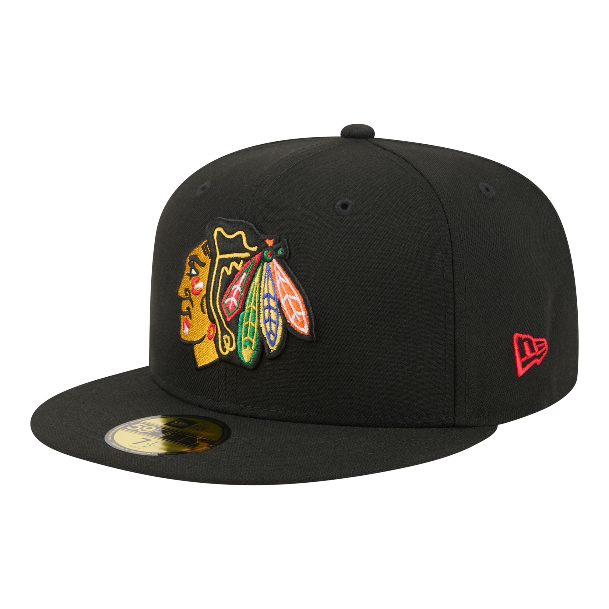 Casquette ajustée New Era noire Chicago Blackhawks Zamboni 59FIFTY pour homme