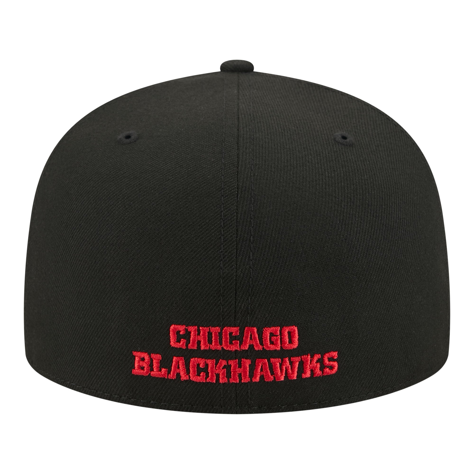 Casquette ajustée New Era noire Chicago Blackhawks Zamboni 59FIFTY pour homme