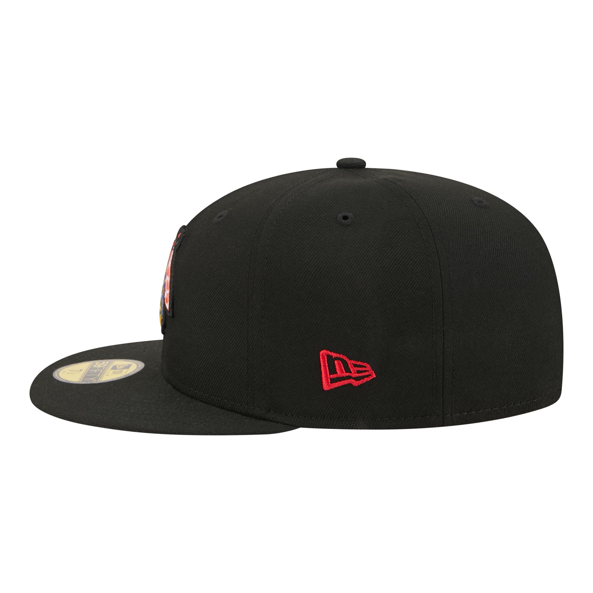 Casquette ajustée New Era noire Chicago Blackhawks Zamboni 59FIFTY pour homme