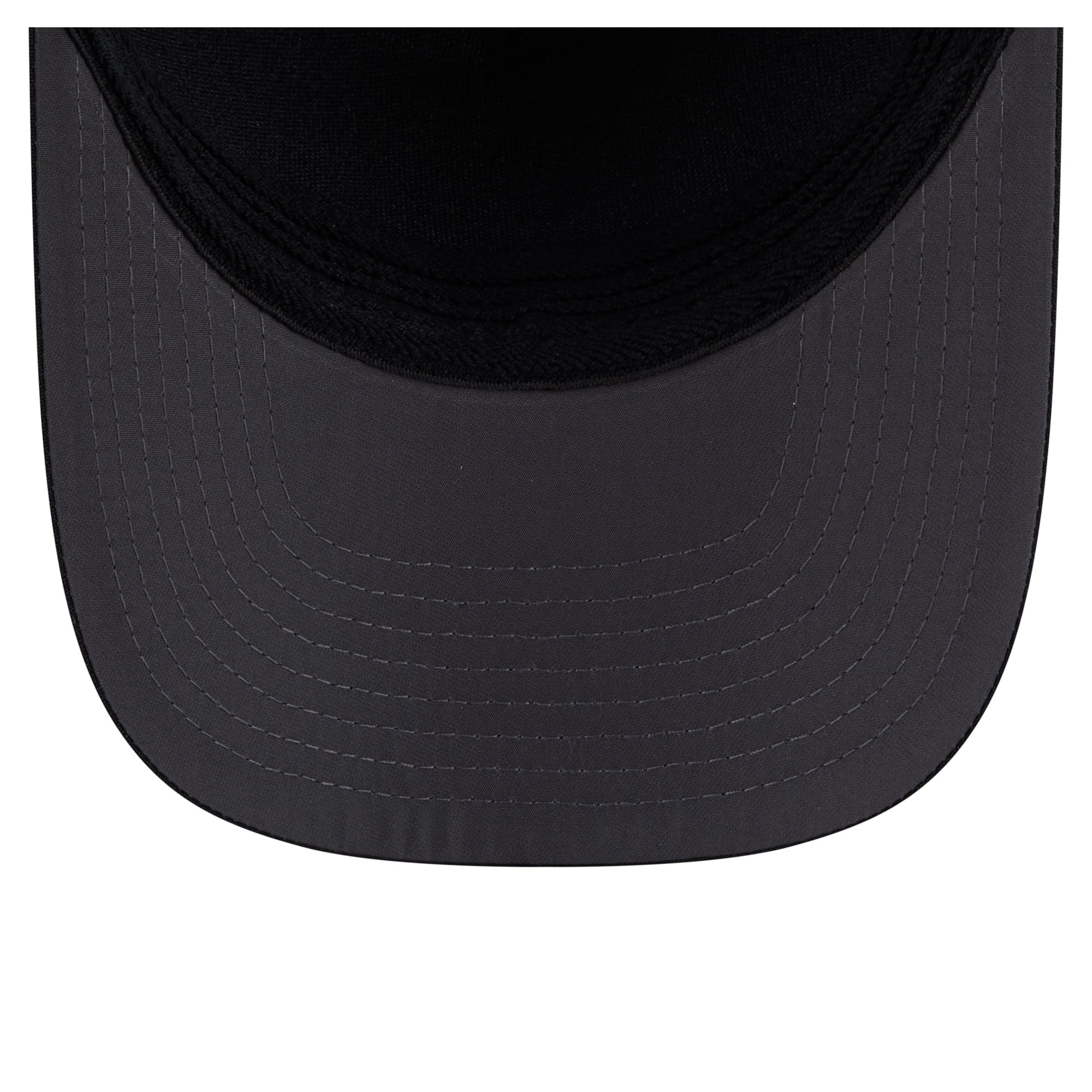 Men's New Era Black Chicago Blackhawks Zero Dark 39THIRTY A-Frame M-Crown Flex Hat