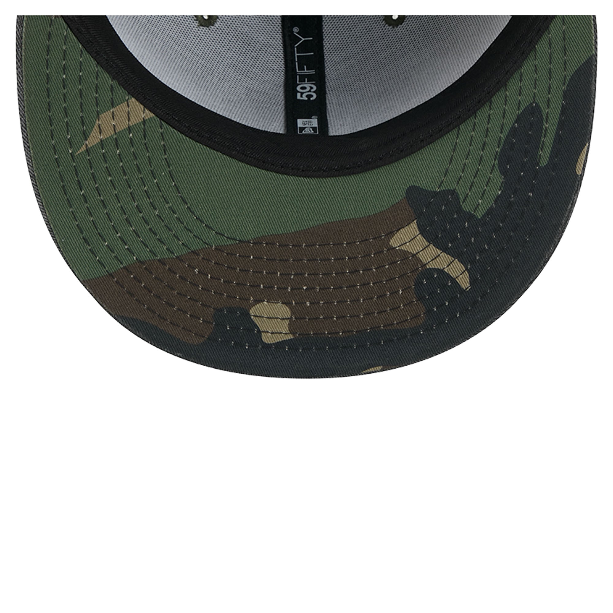 Casquette ajustée New Era 59FIFTY pour homme, coloris olive/noir, Chicago Blackhawks Roll Call