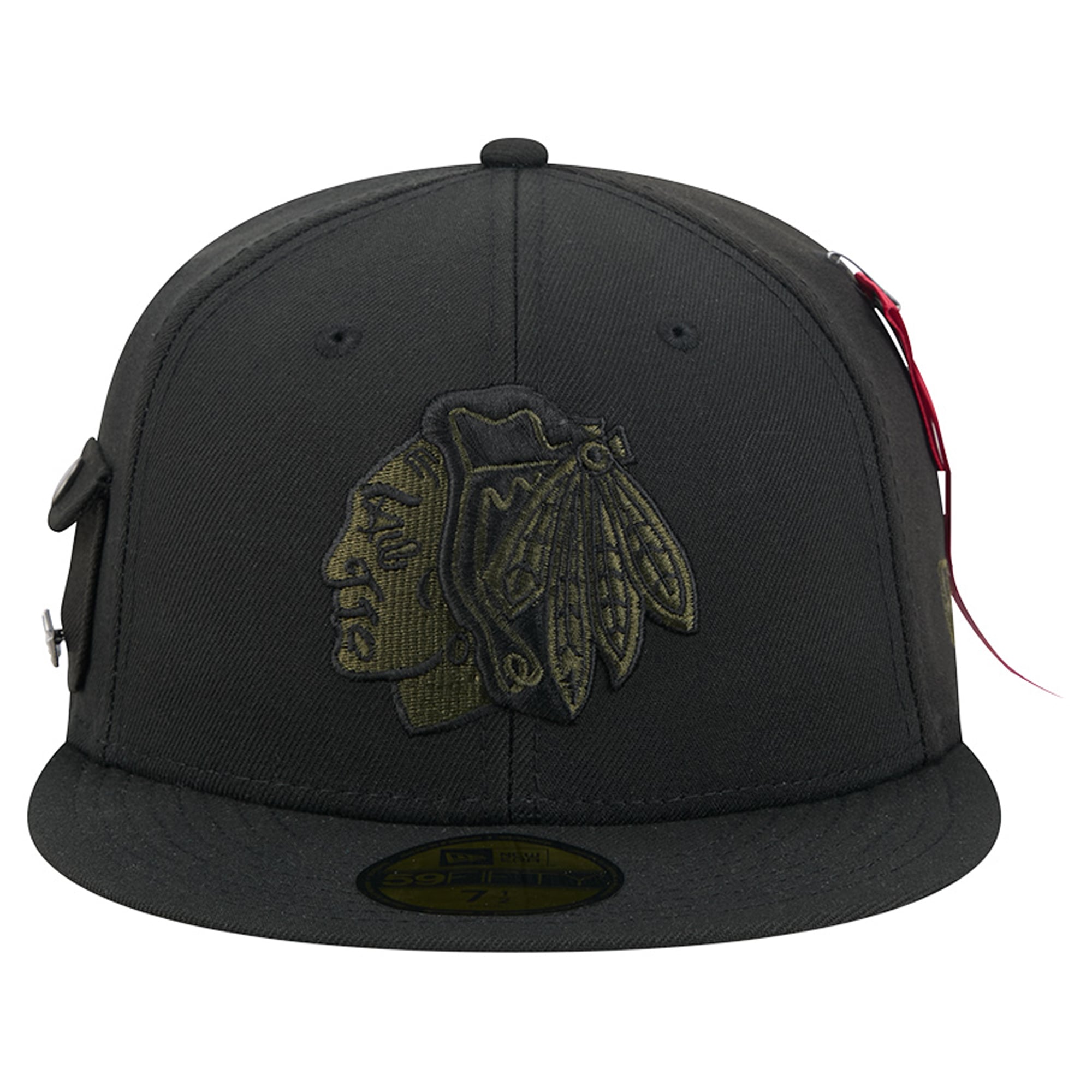 Casquette ajustée New Era x Alpha Industries 59FIFTY noire pour homme