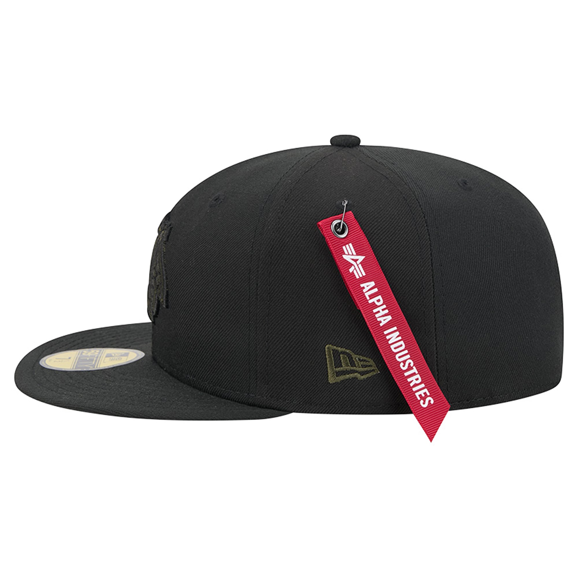Casquette ajustée New Era x Alpha Industries 59FIFTY noire pour homme