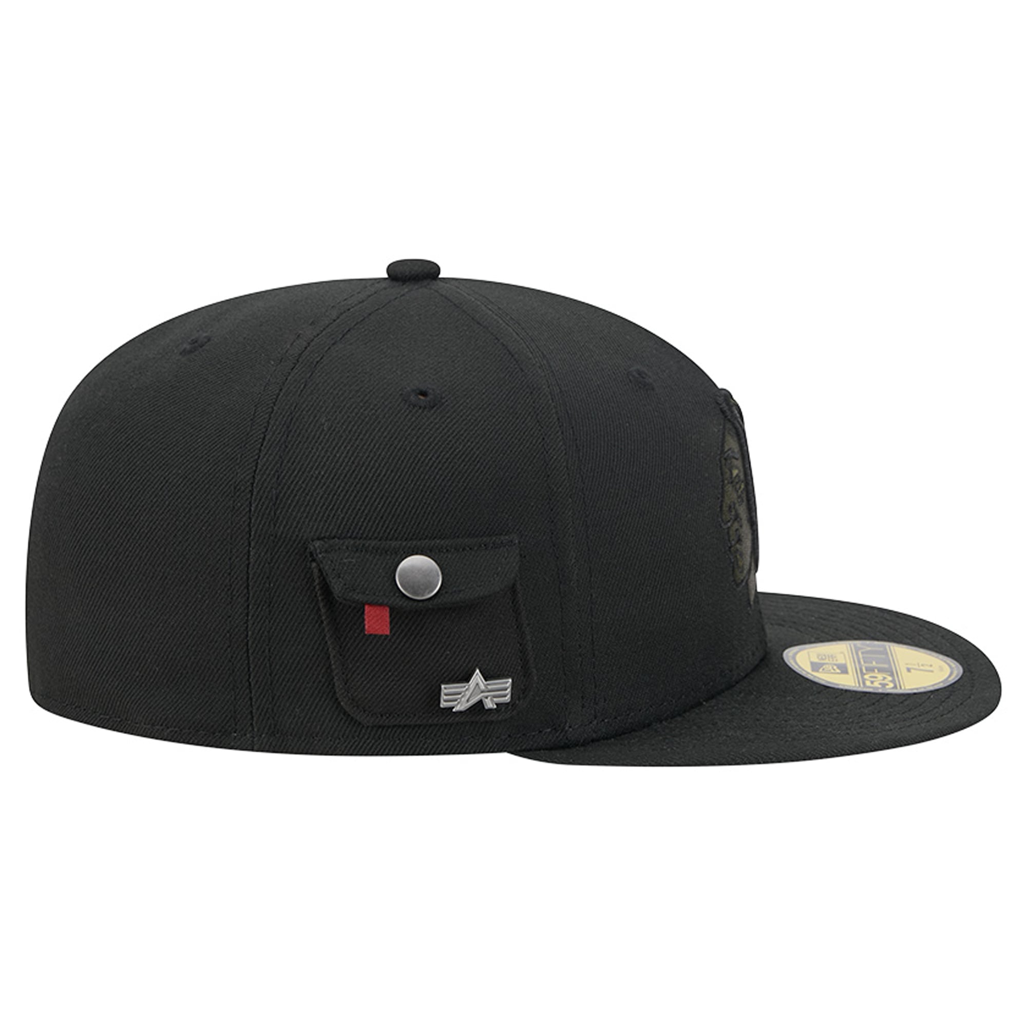 Casquette ajustée New Era x Alpha Industries 59FIFTY noire pour homme