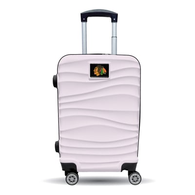 Chicago Blackhawks MOJO Pink Color Blitz Carry-On Hardcase Spinner Luggage
