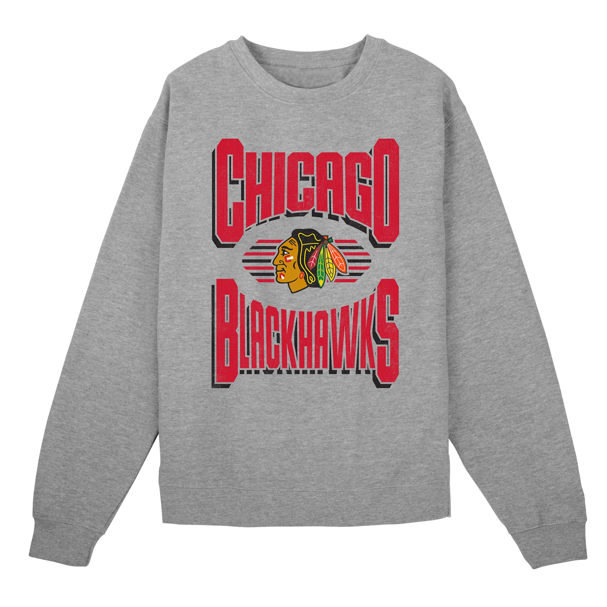 Sweat-shirt gris Jet Stream des Blackhawks de Chicago pour enfants d'âge préscolaire Outerstuff