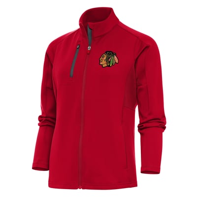 Chicago Blackhawks Antigua Women's Team Logo Generation Full-Zip Jacket - Red