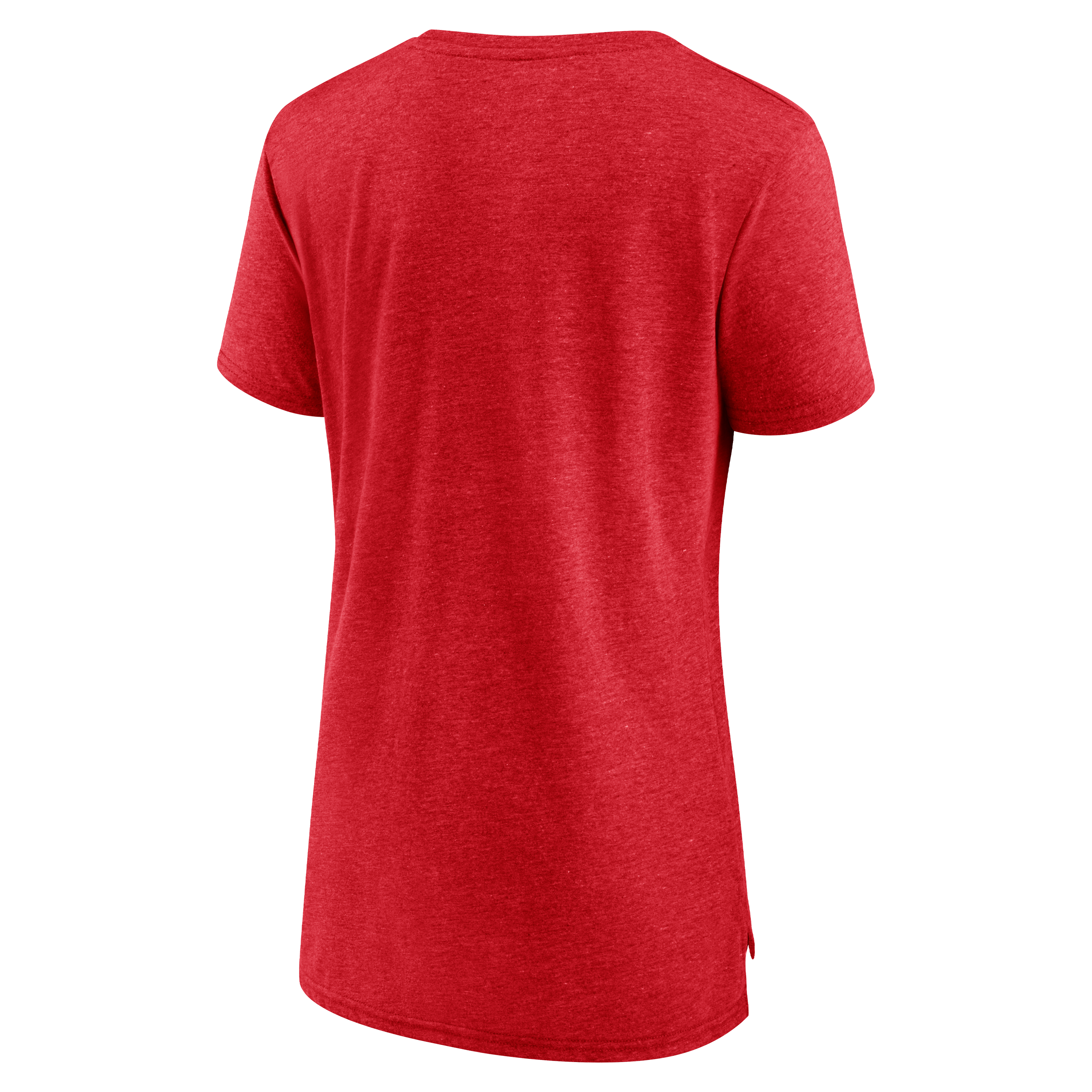 Women's Fanatics Red Chicago Blackhawks Hit the Ice Tri-Blend T-Shirt