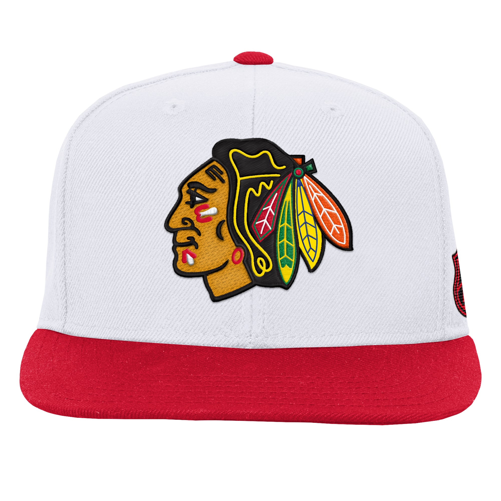 Youth Mitchell & Ness  White/Red Chicago Blackhawks Legendary Snapback Hat
